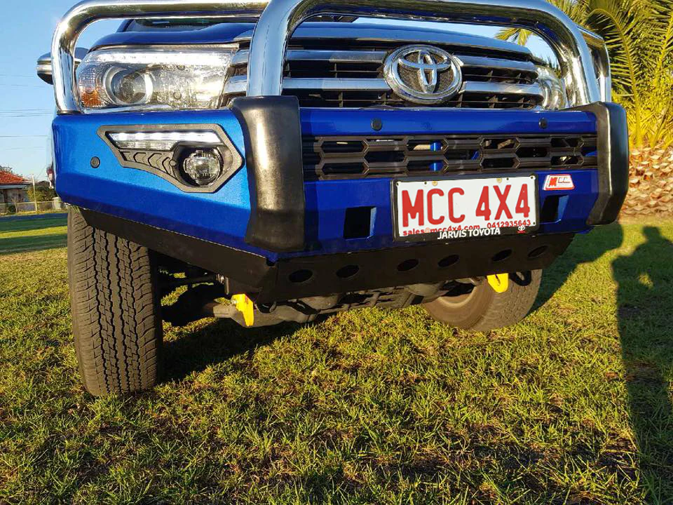 Hilux N80 2016-2020 808-01 Phoenix Bull Bar Triple Stainless Loops Package - SKU MCC-01017-801 - Image 3