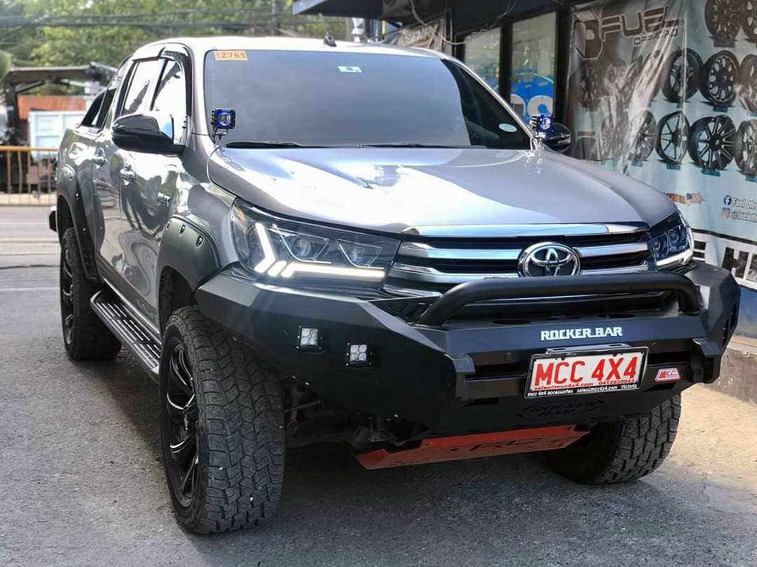 Hilux N80 2016-2020 078-01SQL Rocker Bull Bar Single Low Loop Package - SKU MCC-01017-7801SQL - Image 3