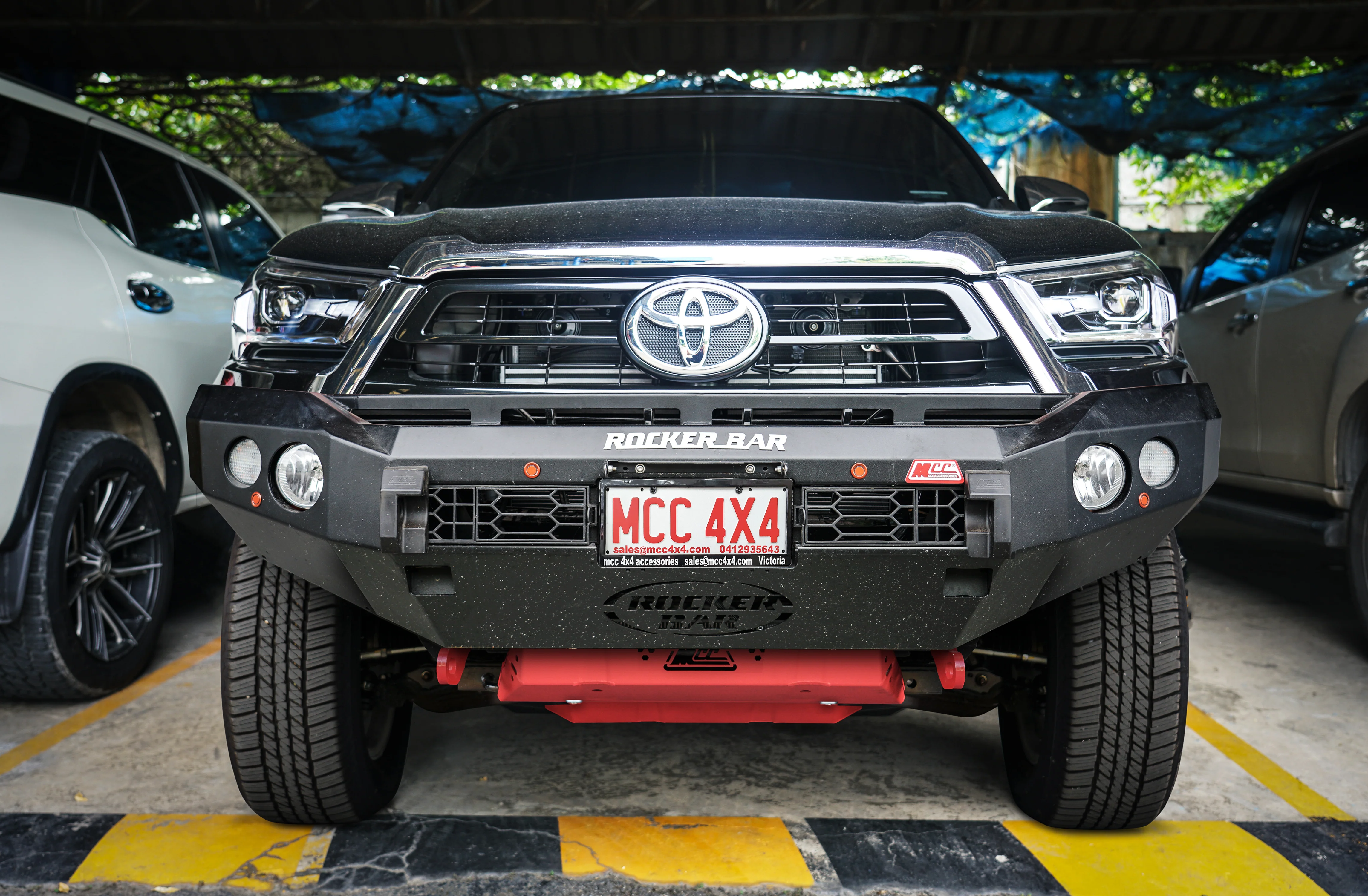 Hilux N80 2016-2020 078-01SQ Rocker Bull Bar No Loop Package - SKU MCC-01017-7801SQ - Image 2