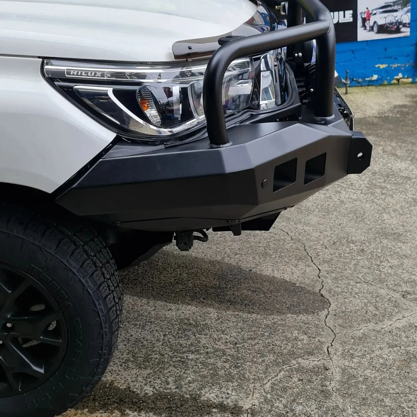 Hilux N80 2016-2020 078-02SQ Rocker Bull Bar Triple Loops Package - SKU MCC-01017-7802SQ - Image 4