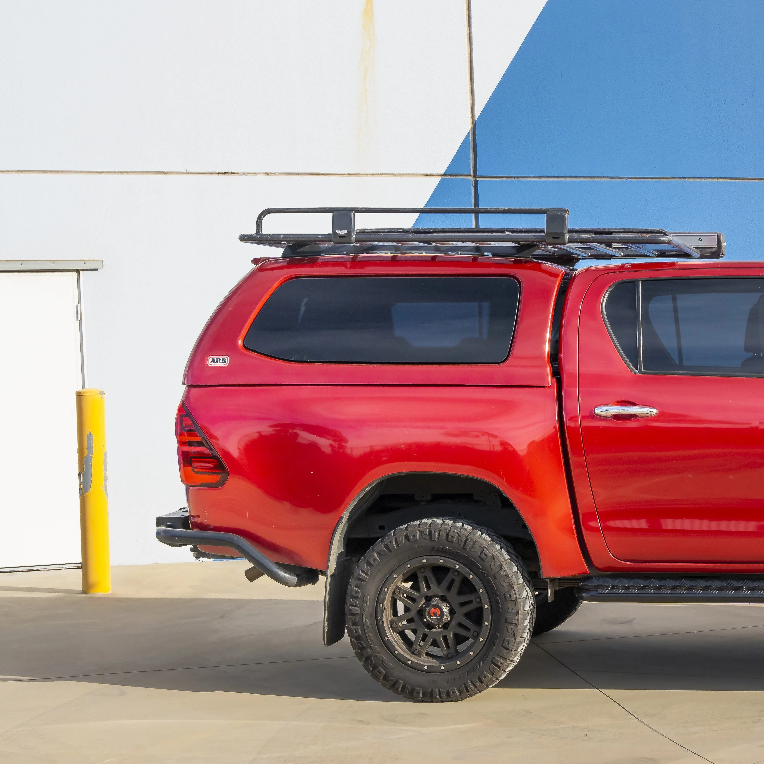 Hilux N80 2016-2026 022-03 Jack Rear Bar with Chrome Step Plate Package (Non Radar Compatible) - SKU MCC-01017-203SP - Image 3