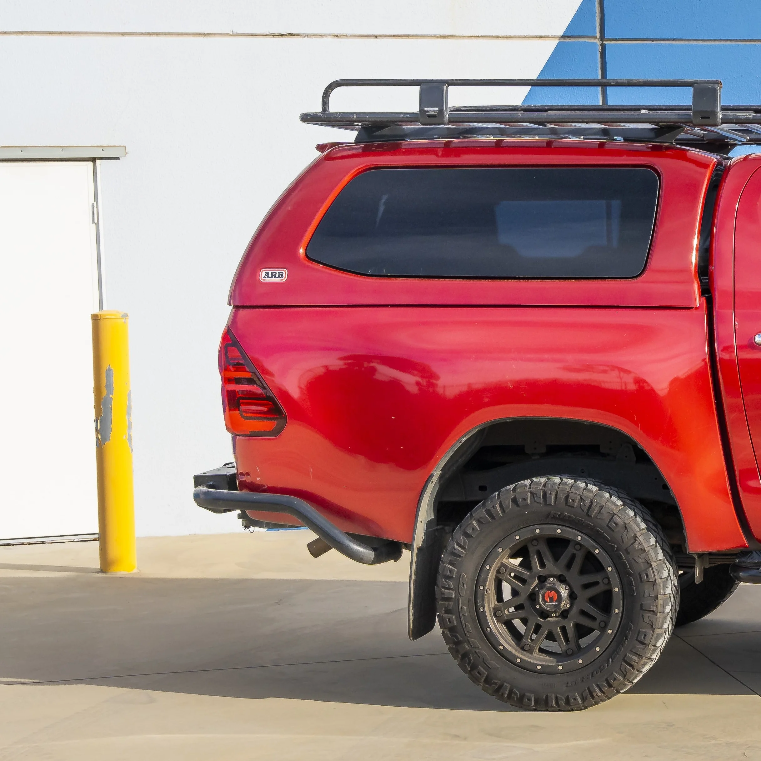 Hilux N80 2016-Current 022-03 Jack Rear Bar with Light kit and Chrome Step Plate Package (Non Radar Compatible) - SKU MCC-01017-203SPL - Image 2