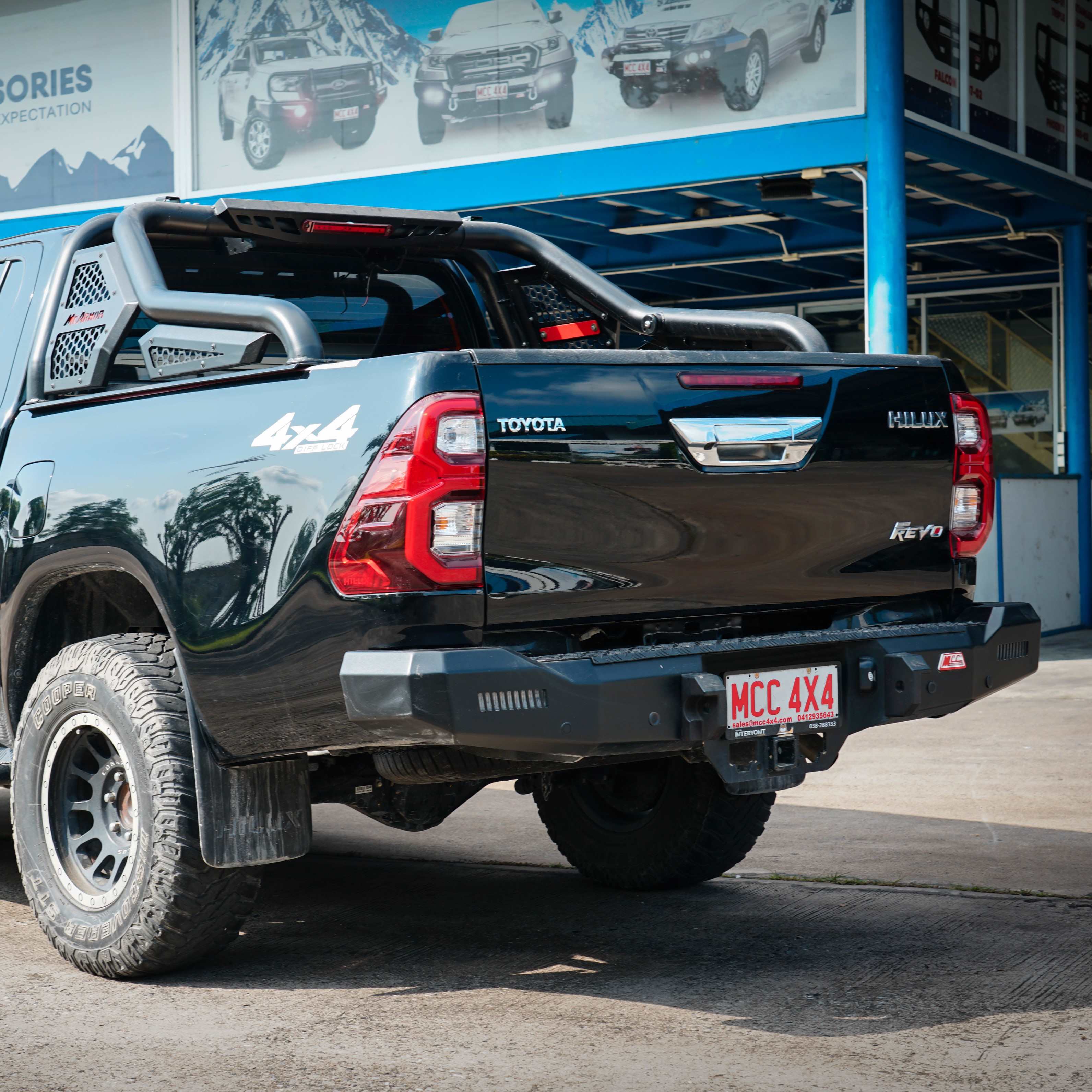 Hilux N80 2016-2026 022-01 Rocker Rear Bar Package (Non Radar Compatible) - SKU MCC-01017-201 - Image 2