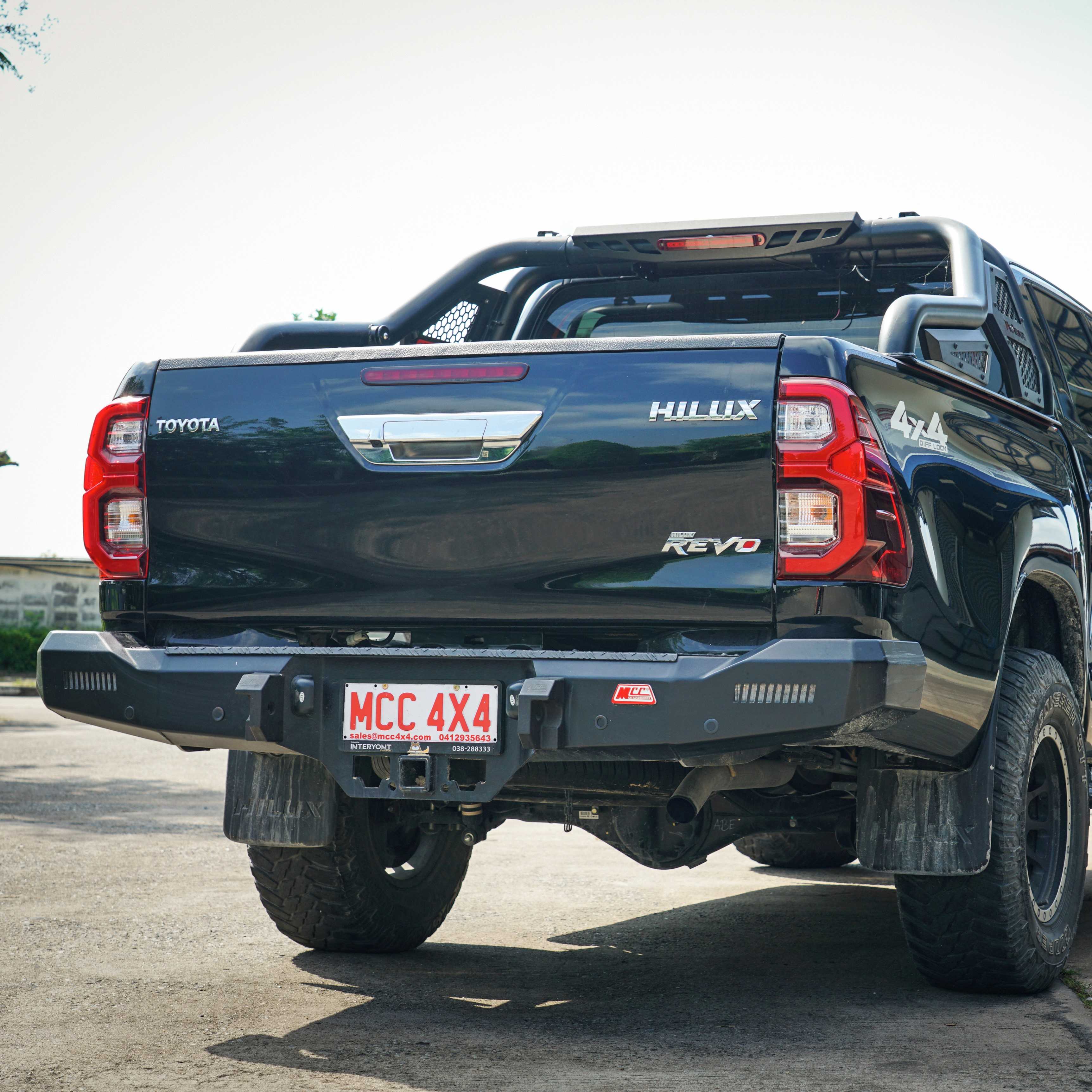 Hilux N80 2016-2026 022-01 Rocker Rear Bar Package (Non Radar Compatible) - SKU MCC-01017-201 - Image 4