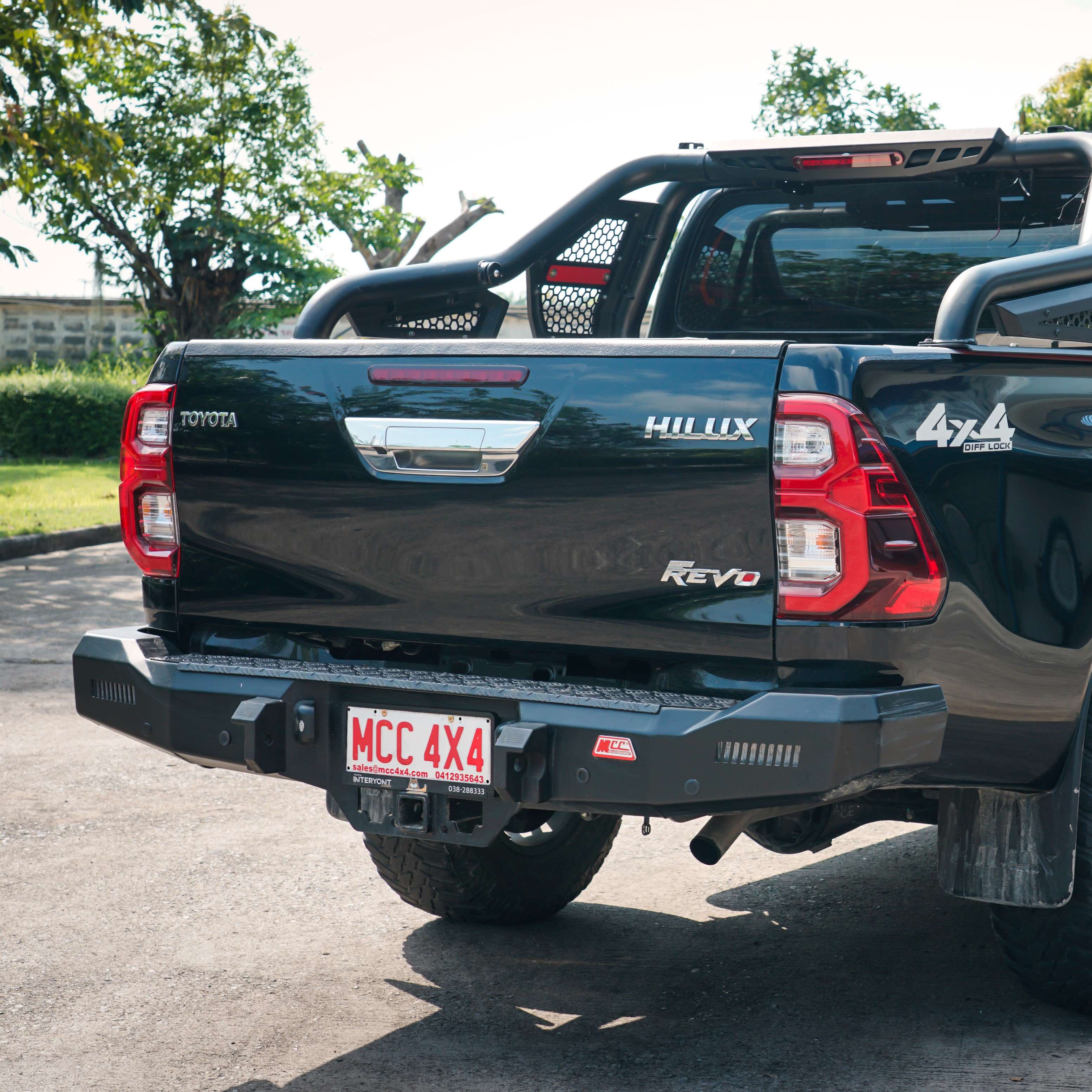 Hilux N80 2016-2026 022-01 Rocker Rear Bar Package (Non Radar Compatible) - SKU MCC-01017-201 - Image 5