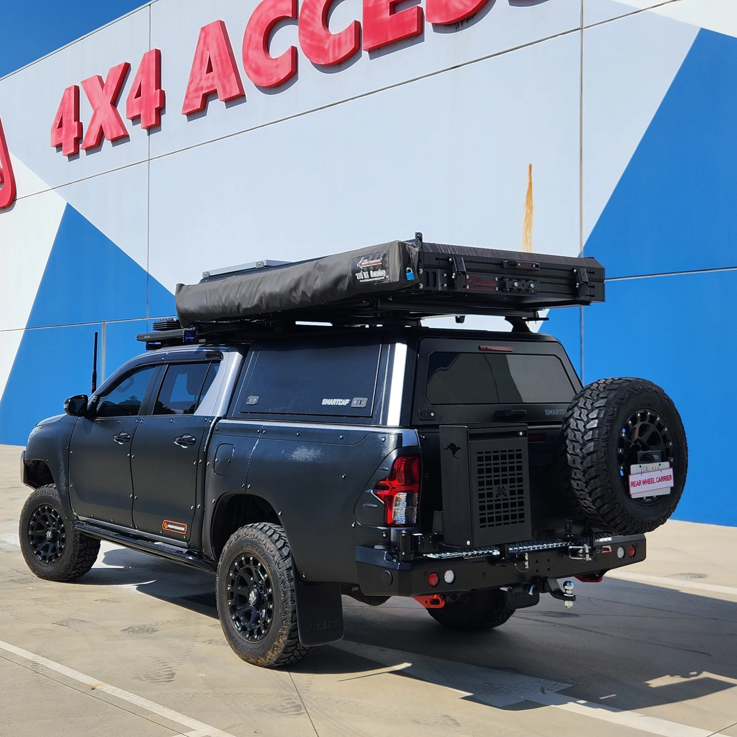 Hilux N80 2016-2026 022-02 Rear Wheel Carrier Double Jerry Can Holder Package (Non Radar Compatible) - SKU MCC-01017-202PK3 - Image 4