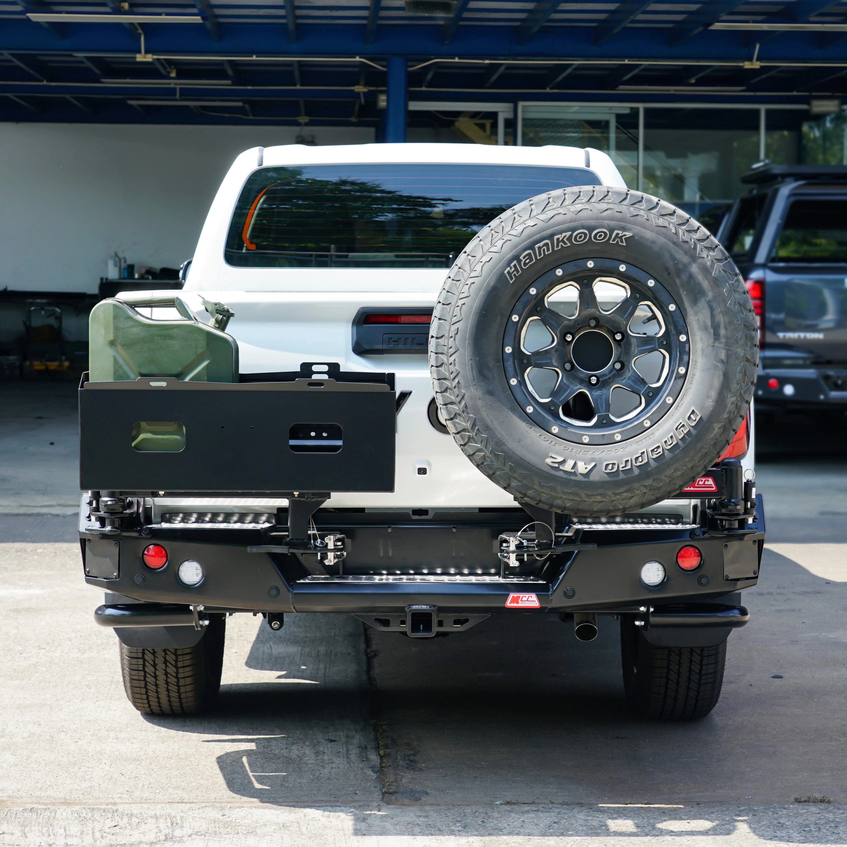 Hilux 2026-On (9th Gen) 022-02 Rear Wheel Carrier Double Jerry Can Holder Package - Image 2