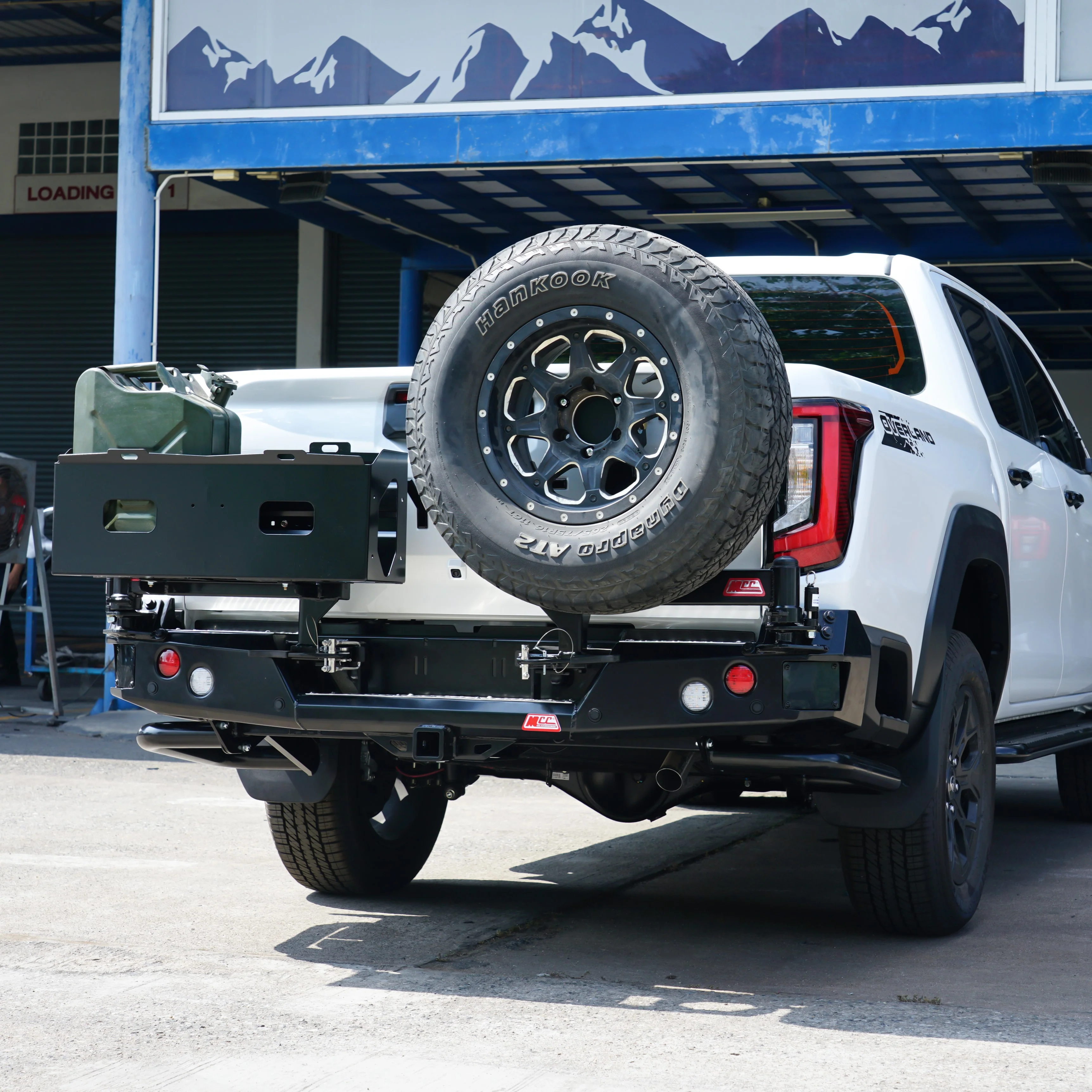 Hilux 2026-On (9th Gen) 022-02 Rear Wheel Carrier Double Jerry Can Holder Package - Image 3