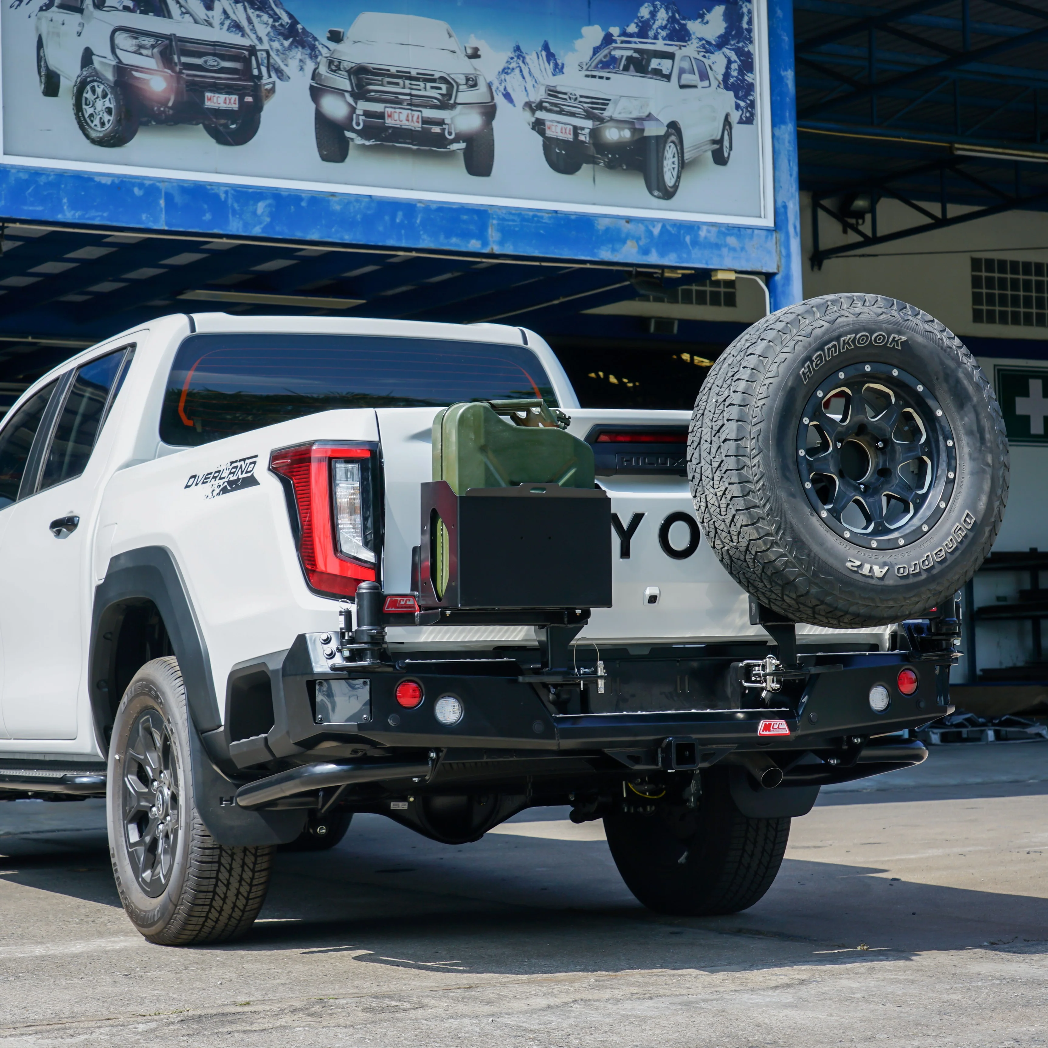 Hilux 2026-On (9th Gen) 022-02 Rear Wheel Carrier Single Jerry Can Holder Package - Image 2