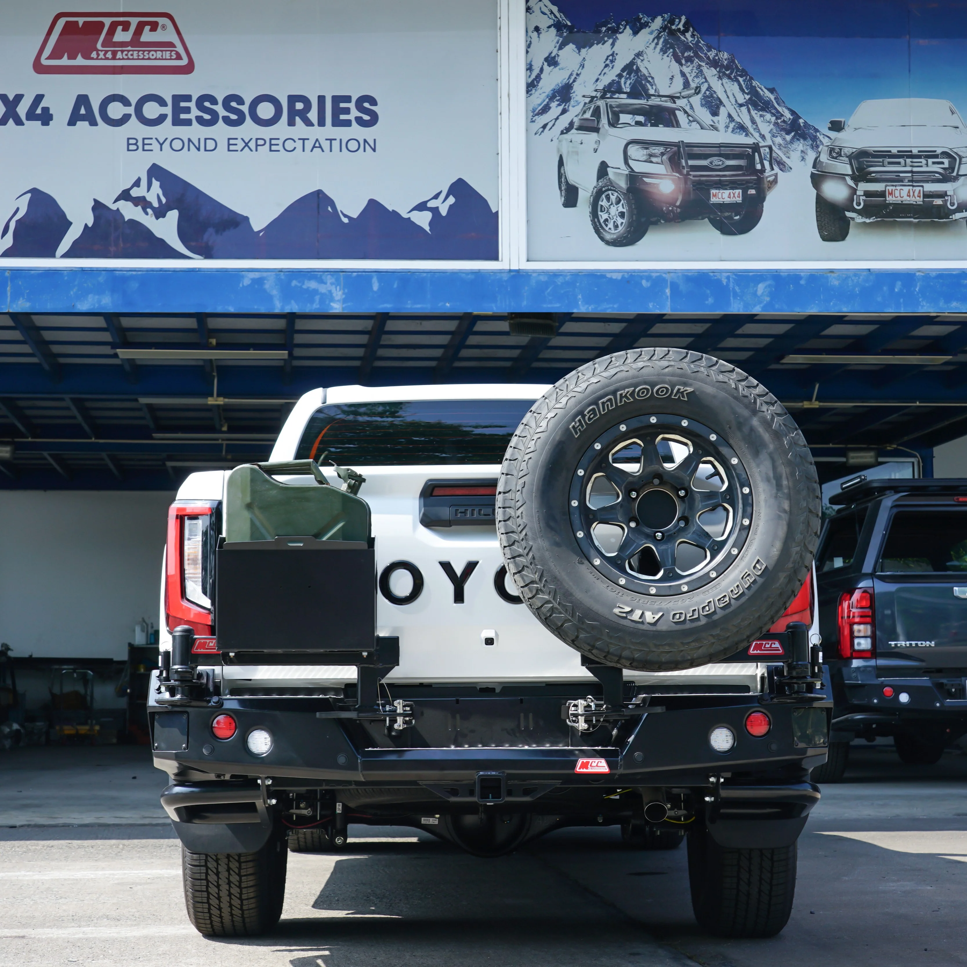 Hilux 2026-On (9th Gen) 022-02 Rear Wheel Carrier Single Jerry Can Holder Package - Image 3