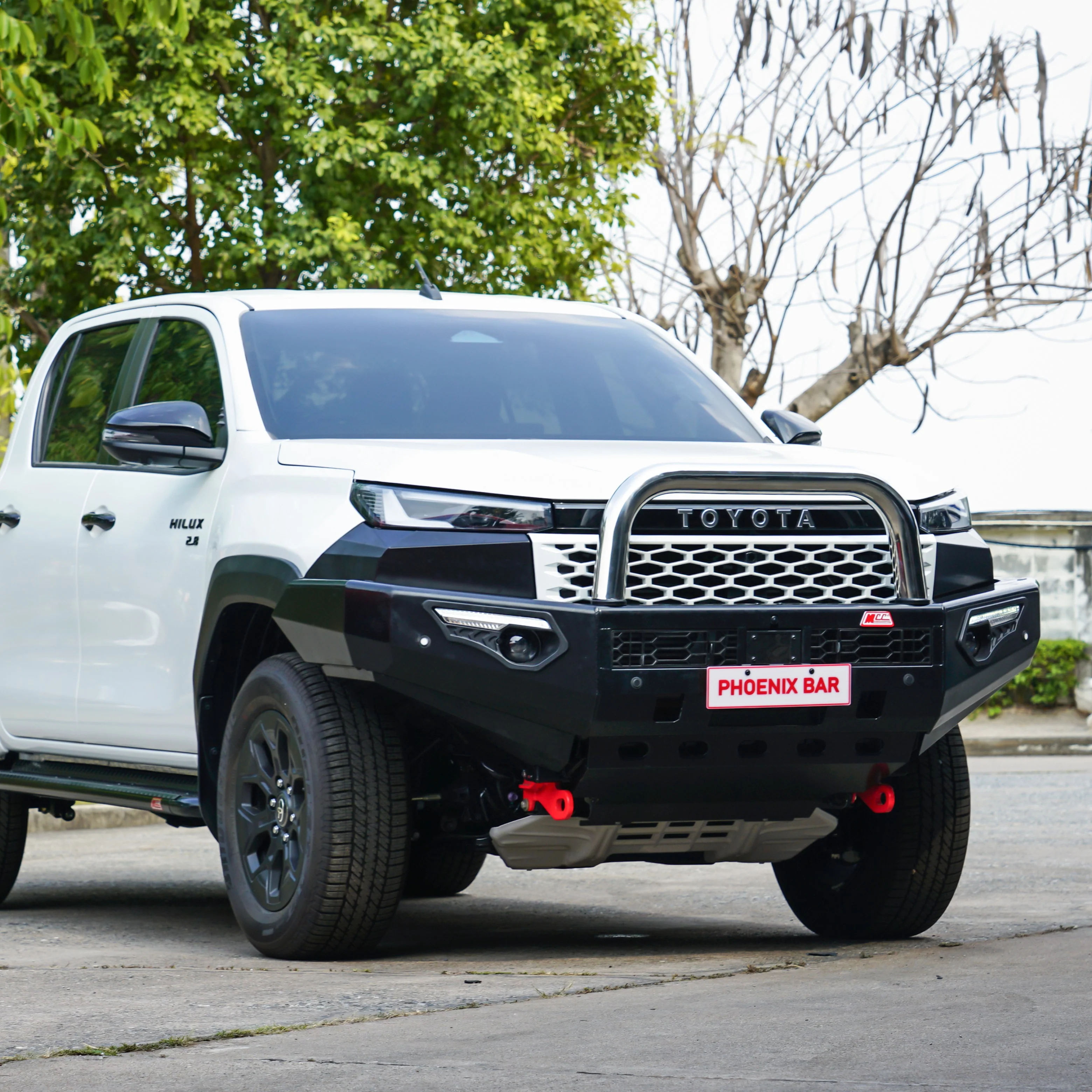 Hilux 2026-On (9th Gen) 808-01 Phoenix Bull Bar Single Stainless Loops Package - Image 3