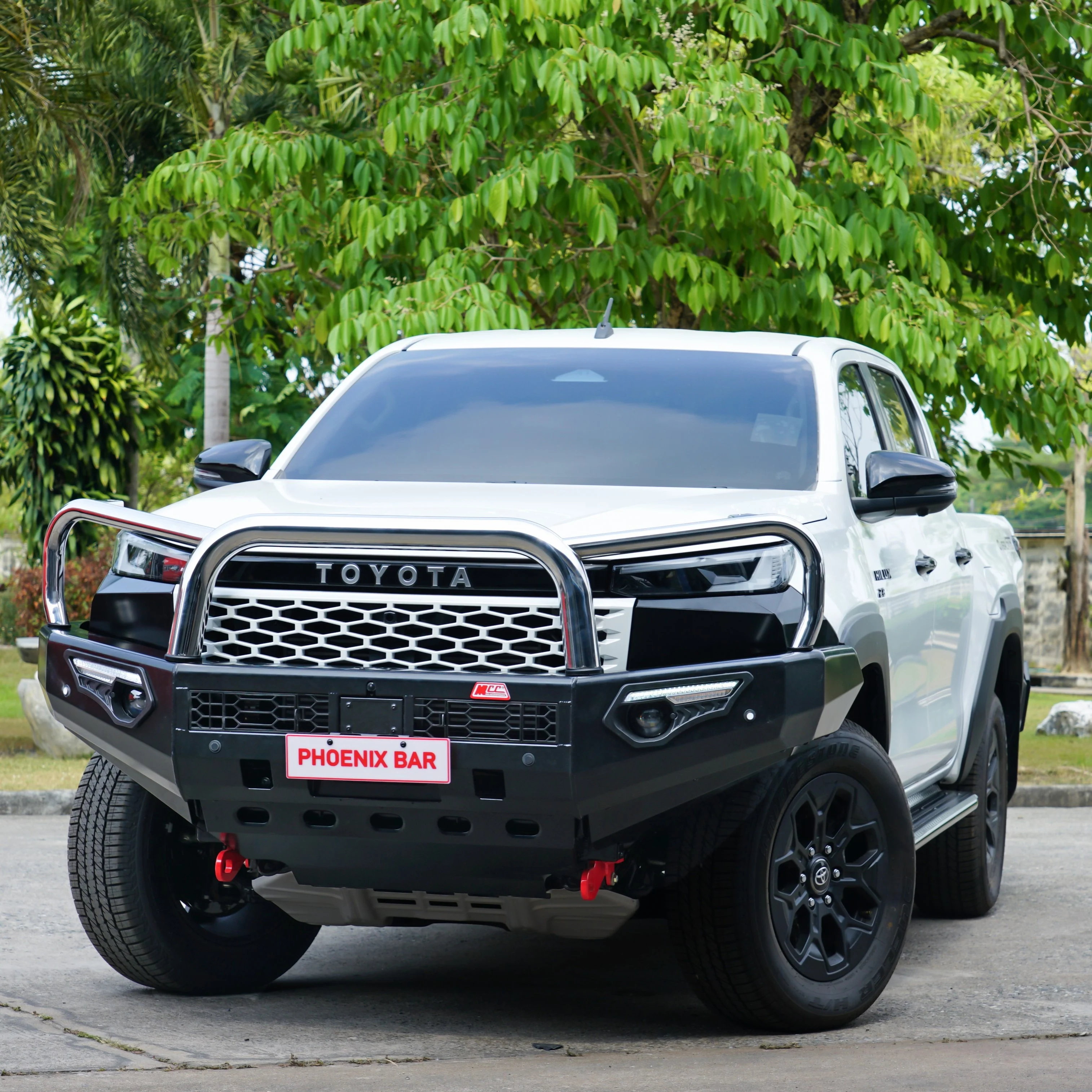 Hilux 2026-On (9th Gen) 808-01 Phoenix Bull Bar Triple Stainless Loops Package - Image 2