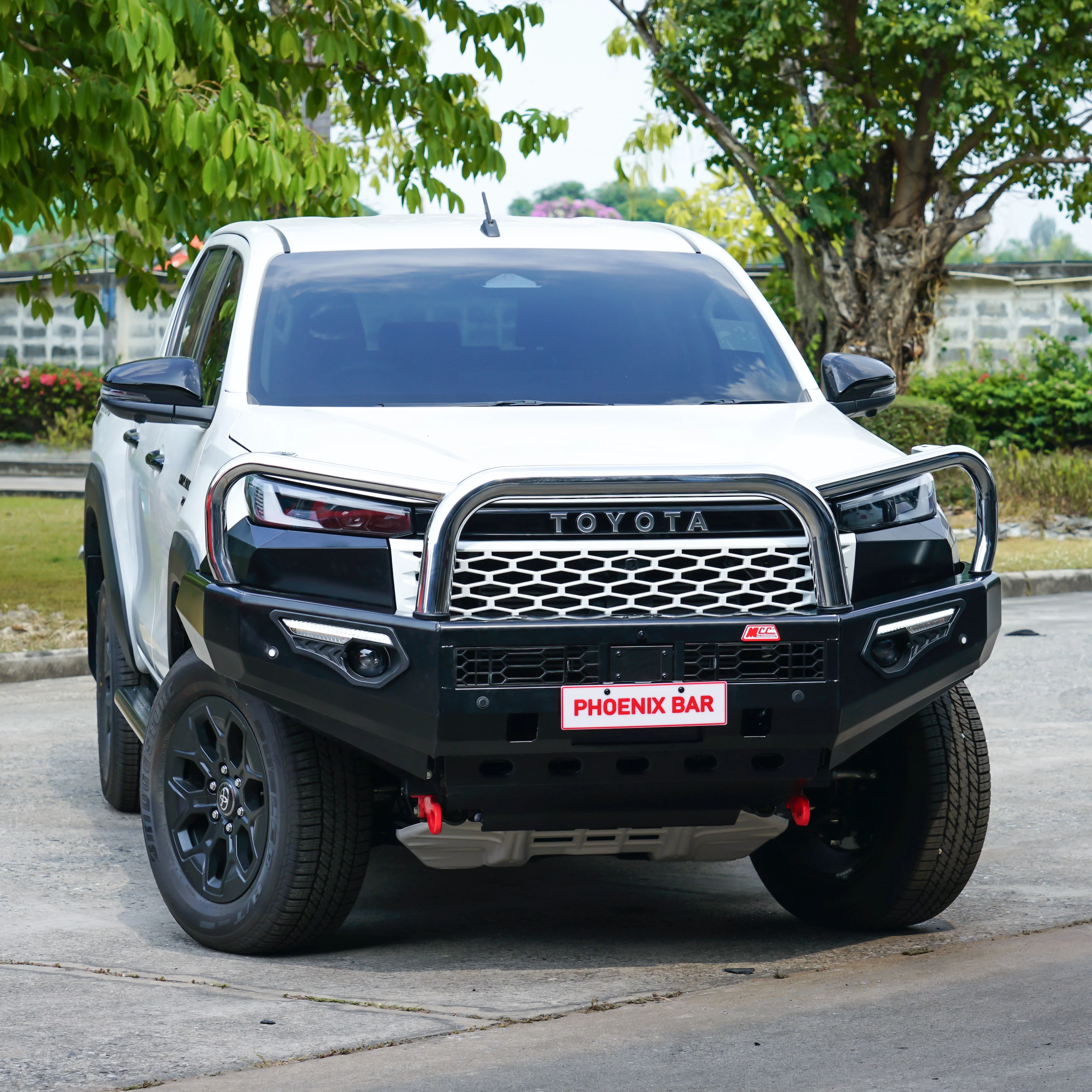 Hilux 2026-On (9th Gen) 808-01 Phoenix Bull Bar Triple Stainless Loops Package - Image 4