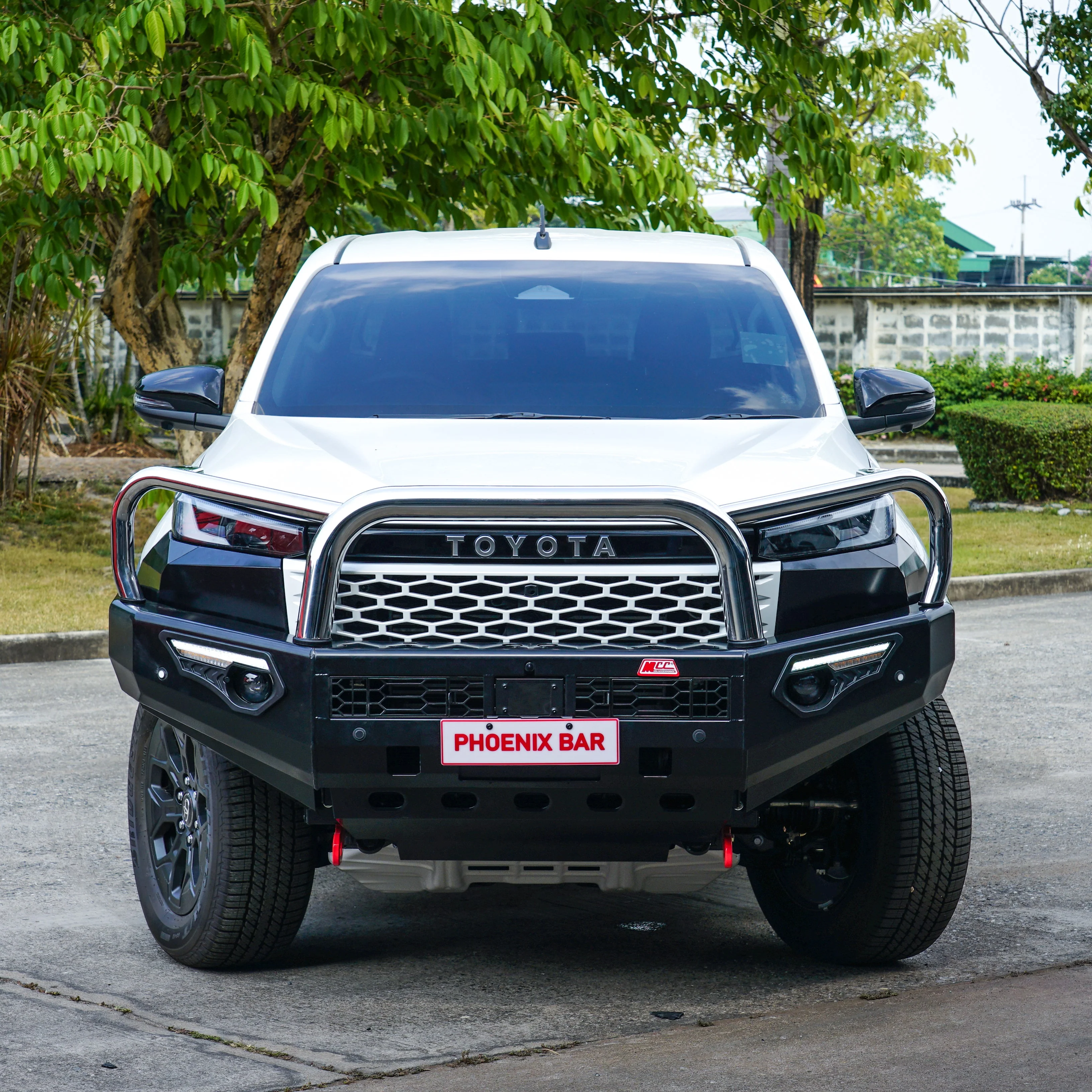 Hilux 2026-On (9th Gen) 808-01 Phoenix Bull Bar Triple Stainless Loops Package - Image 5