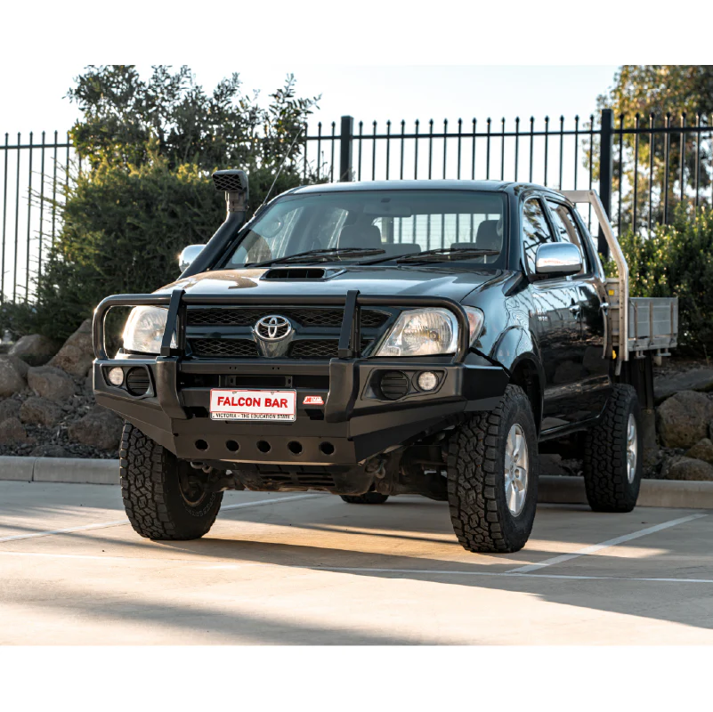 Hilux GGN25R 2005-2011 707-02 Falcon Bull Bar Black A-Frame Package (No Foglight) - SKU MCC-01002-702UP - Image 4