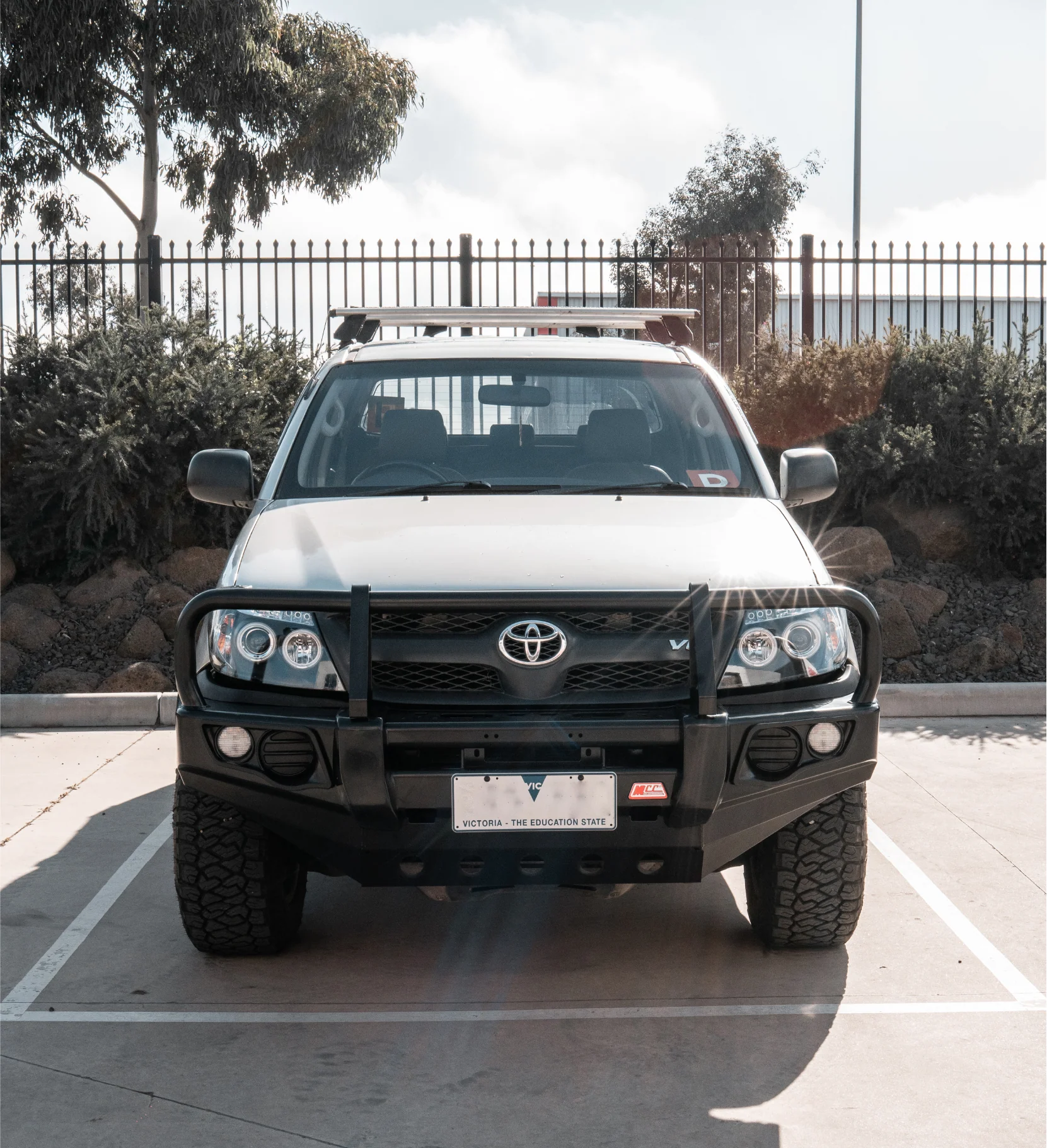 Hilux GGN25R 2005-2011 707-02 Falcon Bull Bar Black A-Frame Package (No Foglight) - SKU MCC-01002-702UP - Image 7