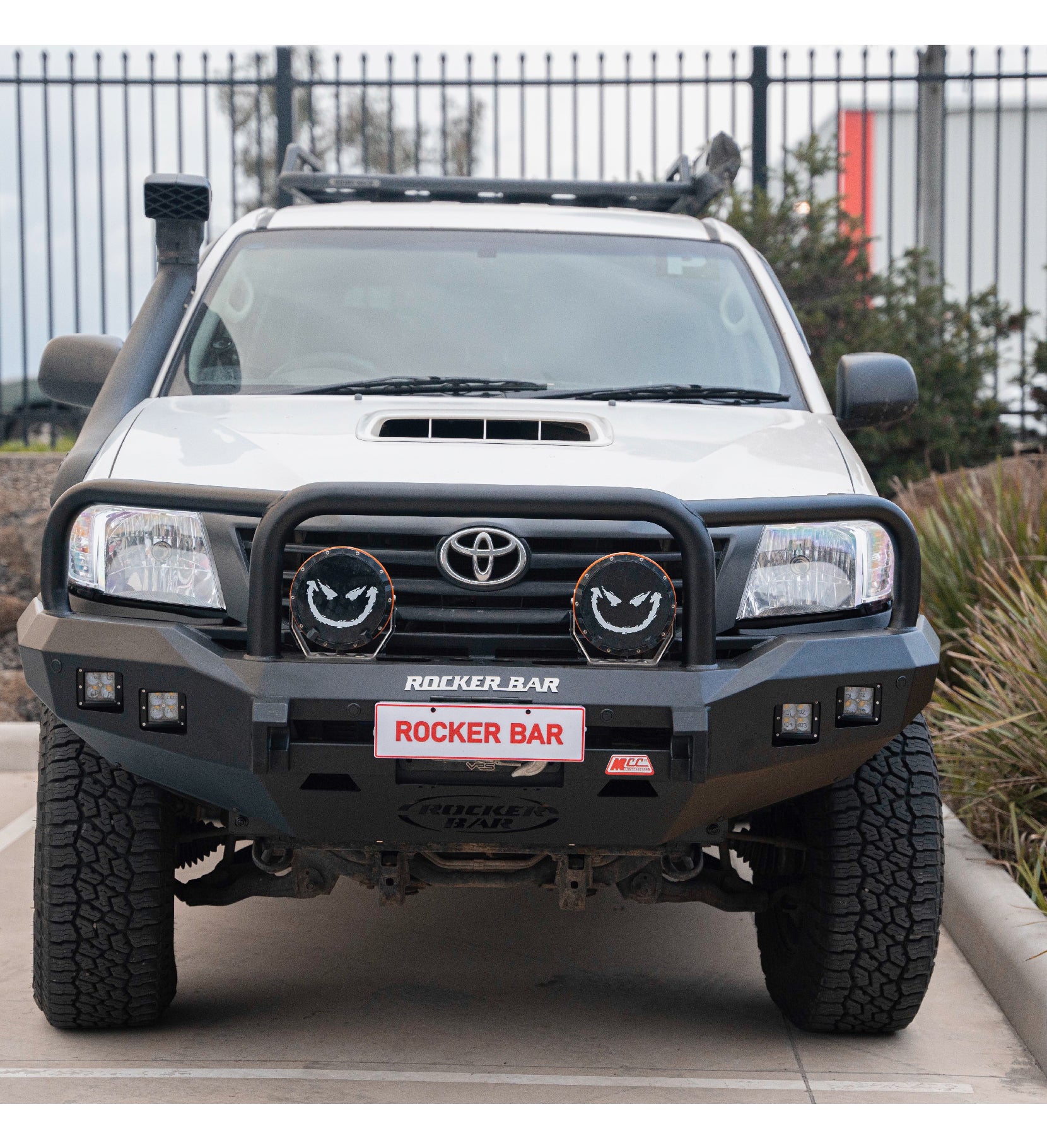 Hilux GGN25R 2005-2011 078-02SQ Rocker Bull Bar Triple Loops Package - SKU MCC-01002-7802SQ - Image 3