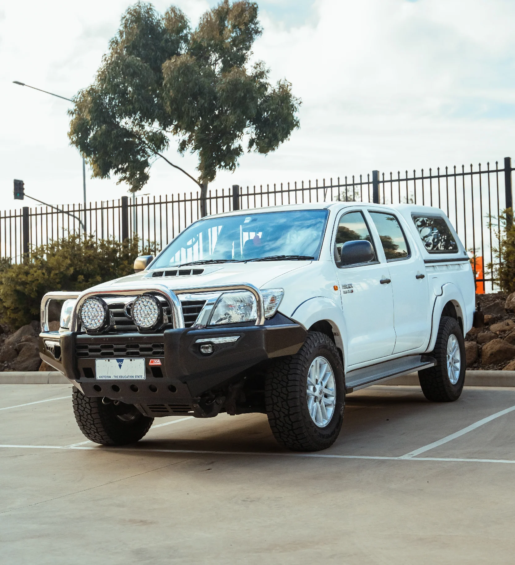 Hilux KUN26R 2012-2015 808-01 Phoenix Bull Bar Triple Stainless Loops Package - SKU MCC-01015-801 - Image 2