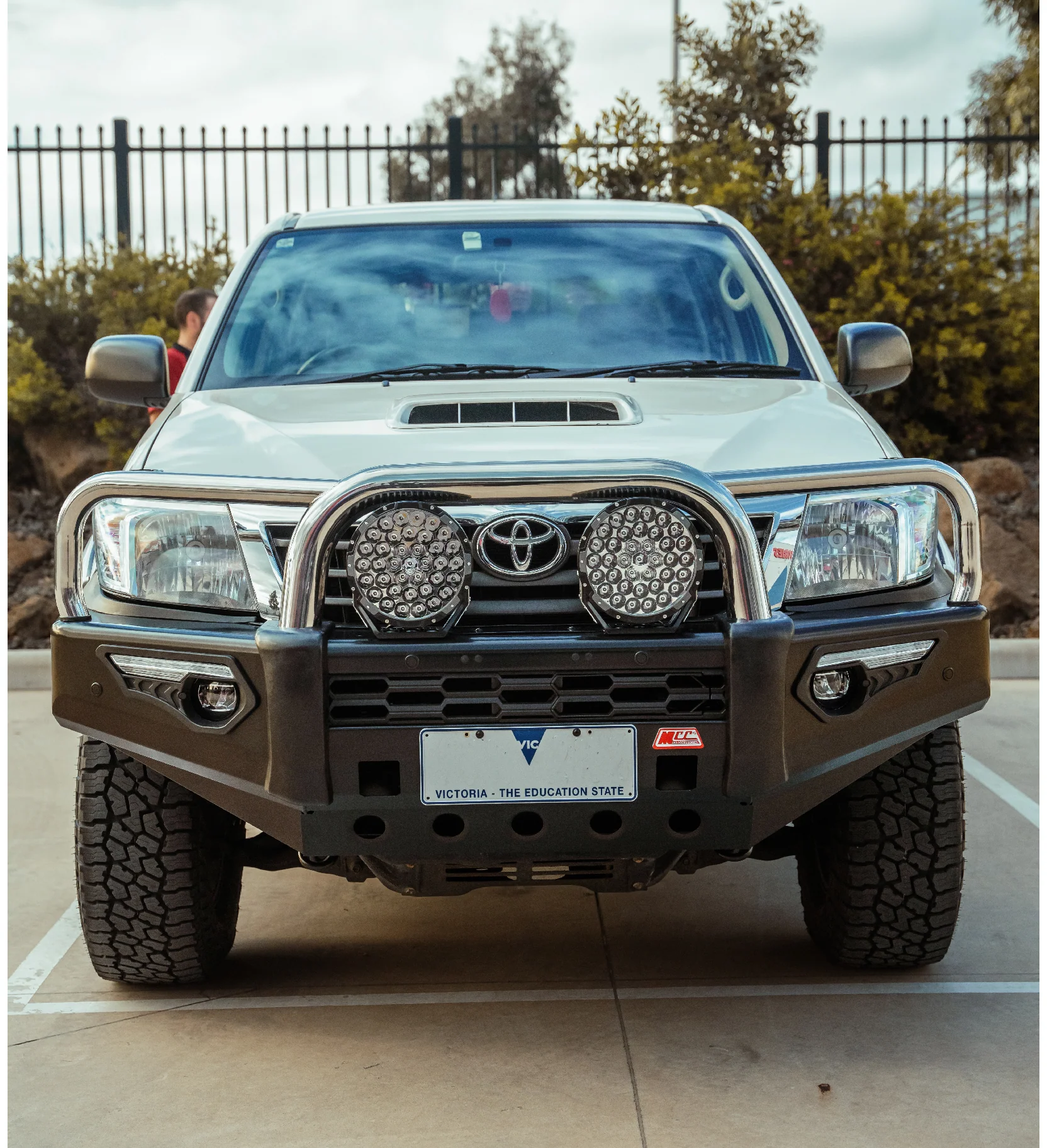 Hilux KUN26R 2012-2015 808-01 Phoenix Bull Bar Triple Stainless Loops Package - SKU MCC-01015-801 - Image 3