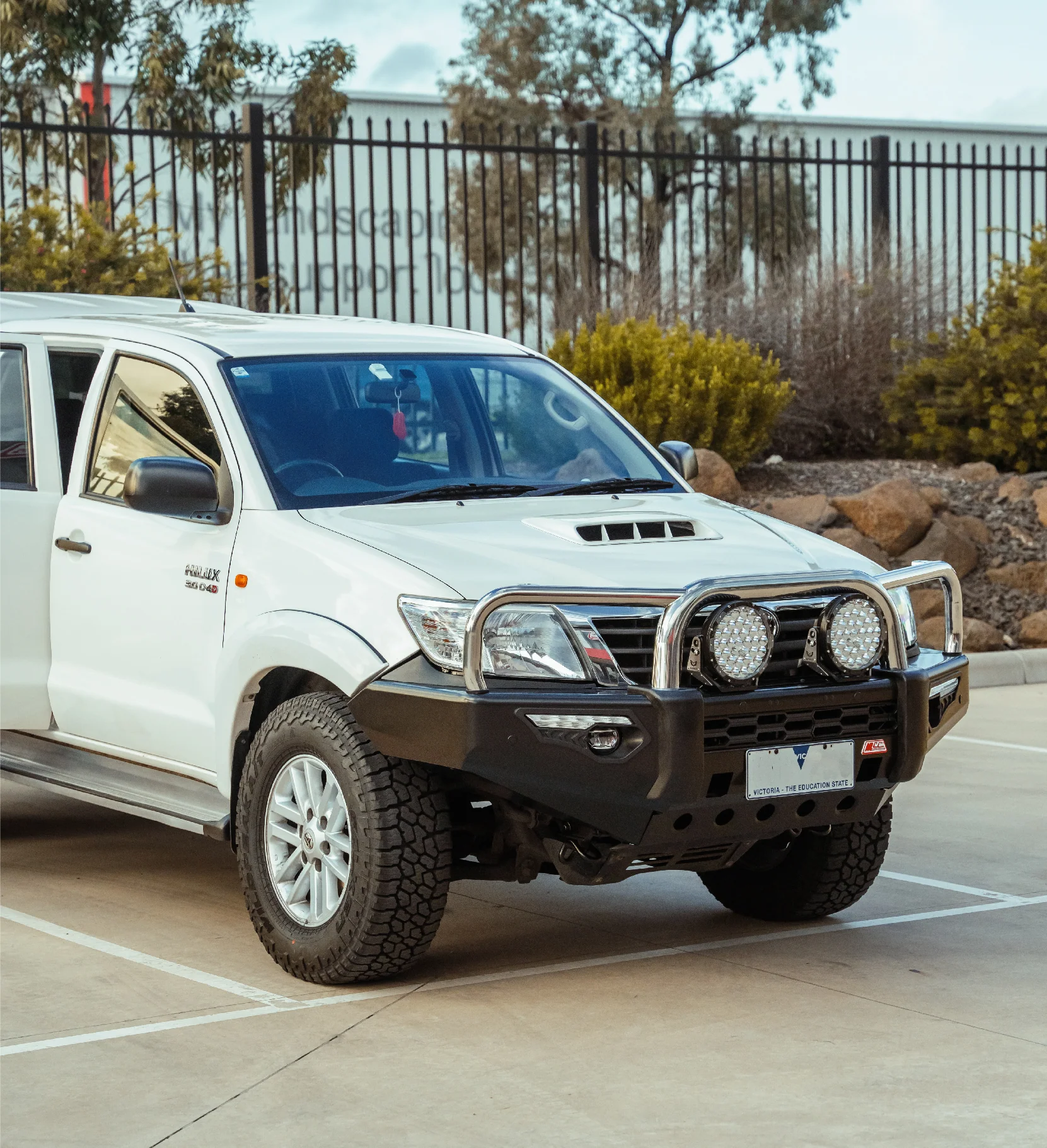 Hilux KUN26R 2012-2015 808-01 Phoenix Bull Bar Triple Stainless Loops Package - SKU MCC-01015-801 - Image 4