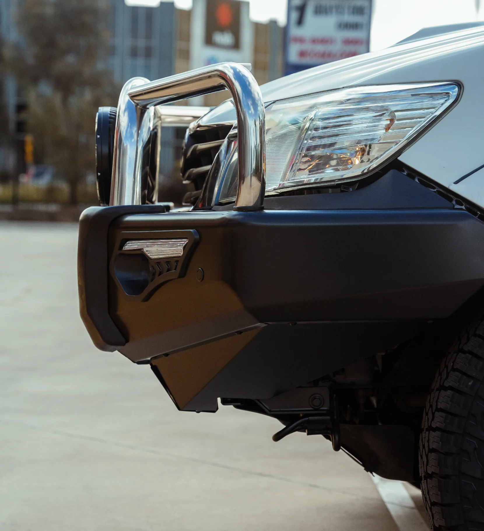 Hilux KUN26R 2012-2015 808-01 Phoenix Bull Bar Triple Stainless Loops Package - SKU MCC-01015-801 - Image 5