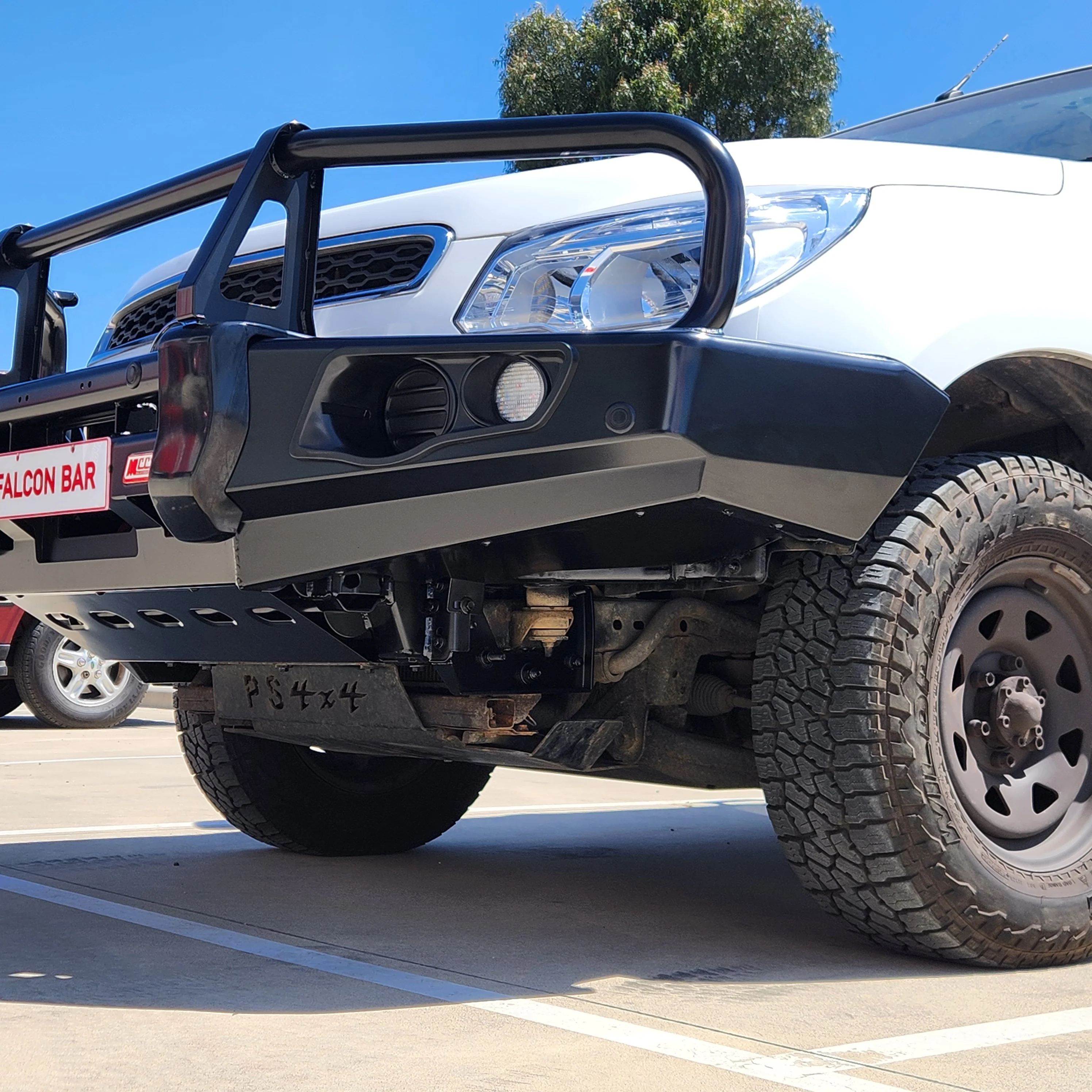 Colorado RG Colorado 7 2012-2016 707-02 Falcon Bull Bar Black A-Frame Package (No Foglight) - SKU MCC-07004-702UP - Image 7