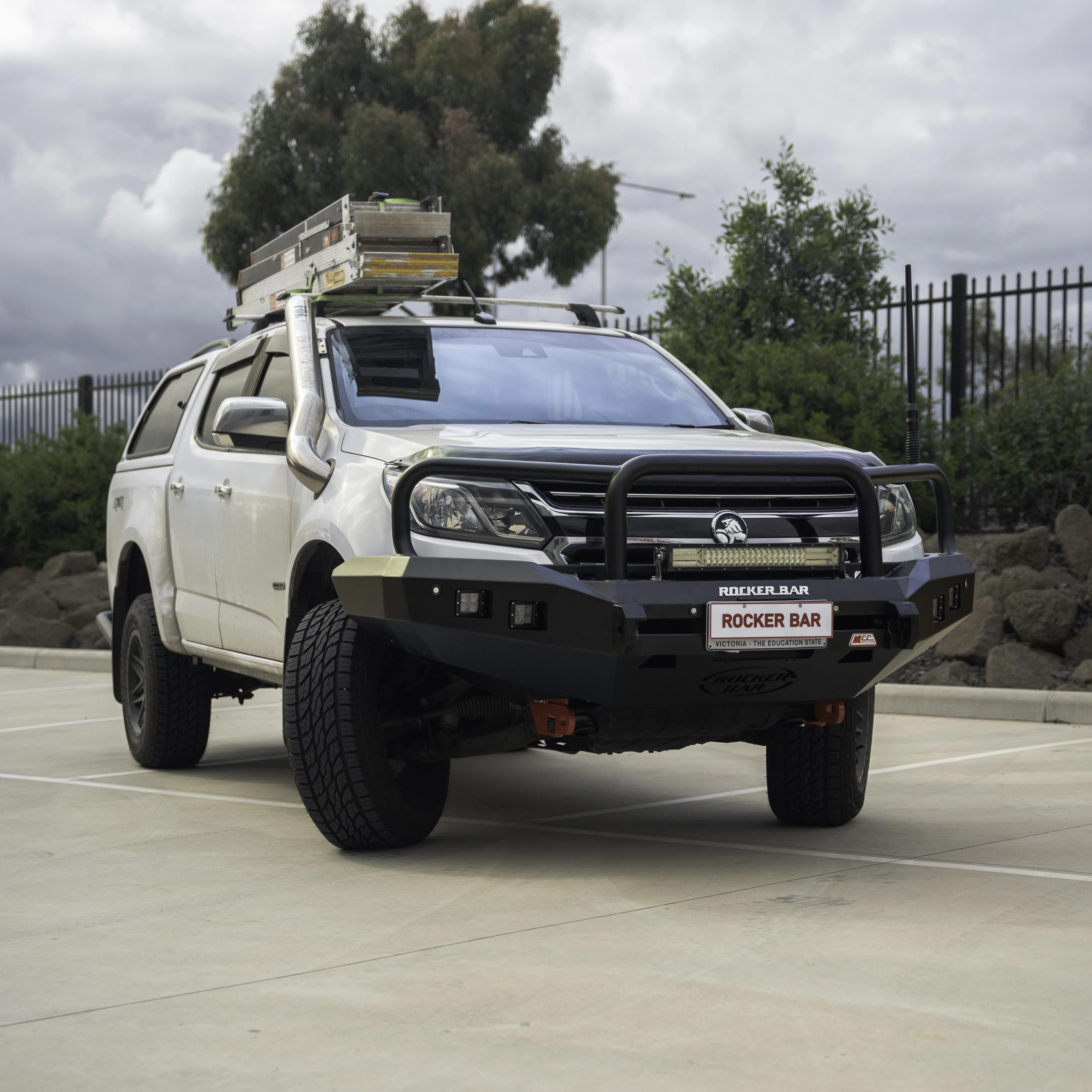 Colorado RG Colorado 7 2012-2016 078-02SQ Rocker Bull Bar Triple Loops Package - SKU MCC-07004-7802SQ - Image 2