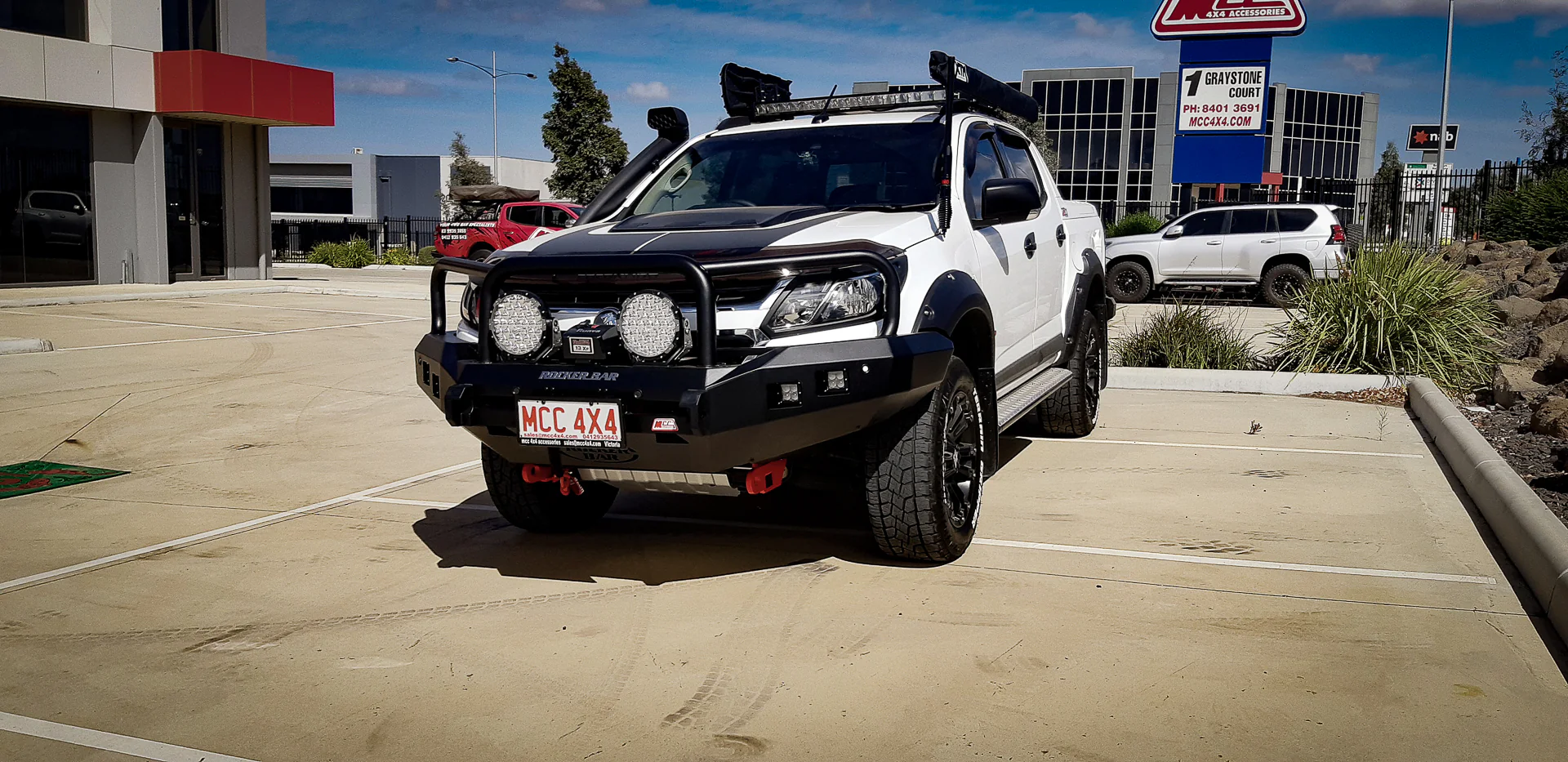 Colorado RG Colorado 7 2012-2016 078-02SQ Rocker Bull Bar Triple Loops Package - SKU MCC-07004-7802SQ - Image 7