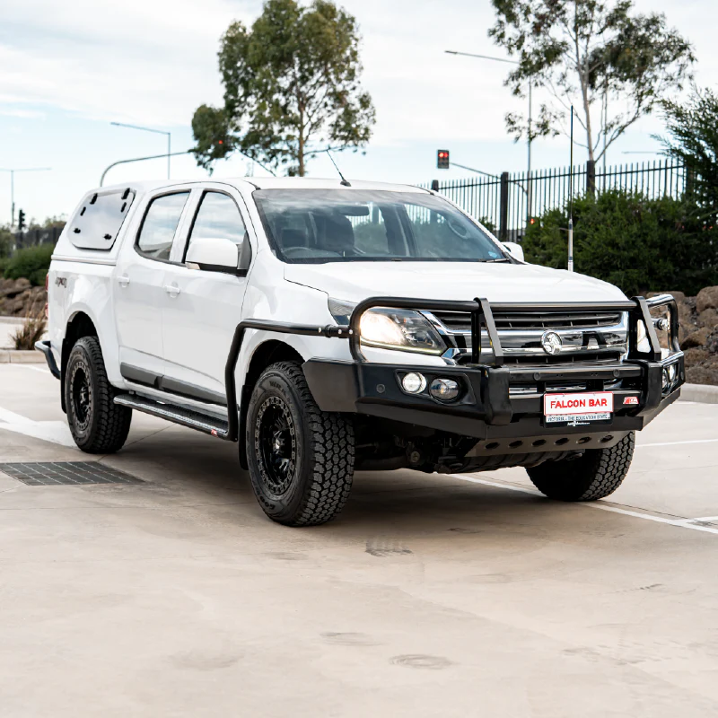 Colorado RG Trail Blazer 2017-2020 707-02 Falcon Bull Bar Black A-Frame Package (LED Foglight) - SKU MCC-07005-702FOGUP - Image 2
