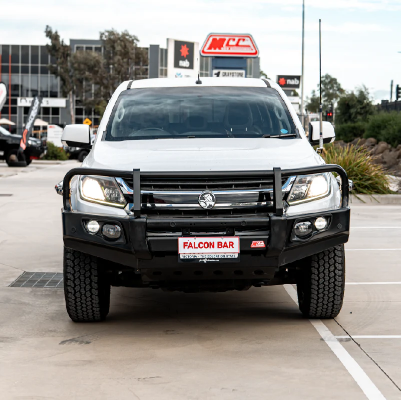 Colorado RG Trail Blazer 2017-2020 707-02 Falcon Bull Bar Black A-Frame Package (LED Foglight) - SKU MCC-07005-702FOGUP - Image 3
