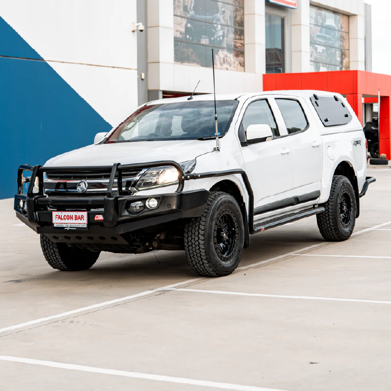 Colorado RG Trail Blazer 2017-2020 707-02 Falcon Bull Bar Black A-Frame Package (LED Foglight) - SKU MCC-07005-702FOGUP - Image 4