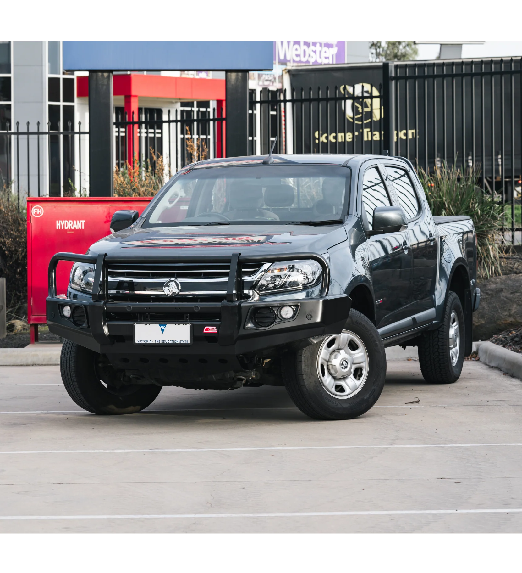 Colorado RG Trail Blazer 2017-2020 707-02 Falcon Bull Bar Black A-Frame Package (No Foglight) - SKU MCC-07005-702UP - Image 2
