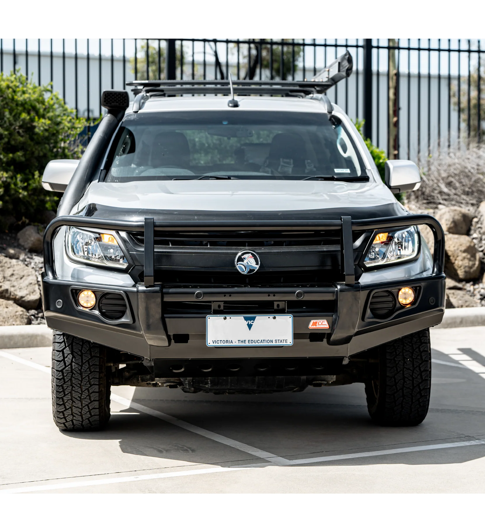 Colorado RG Trail Blazer 2017-2020 707-02 Falcon Bull Bar Black A-Frame Package (No Foglight) - SKU MCC-07005-702UP - Image 6