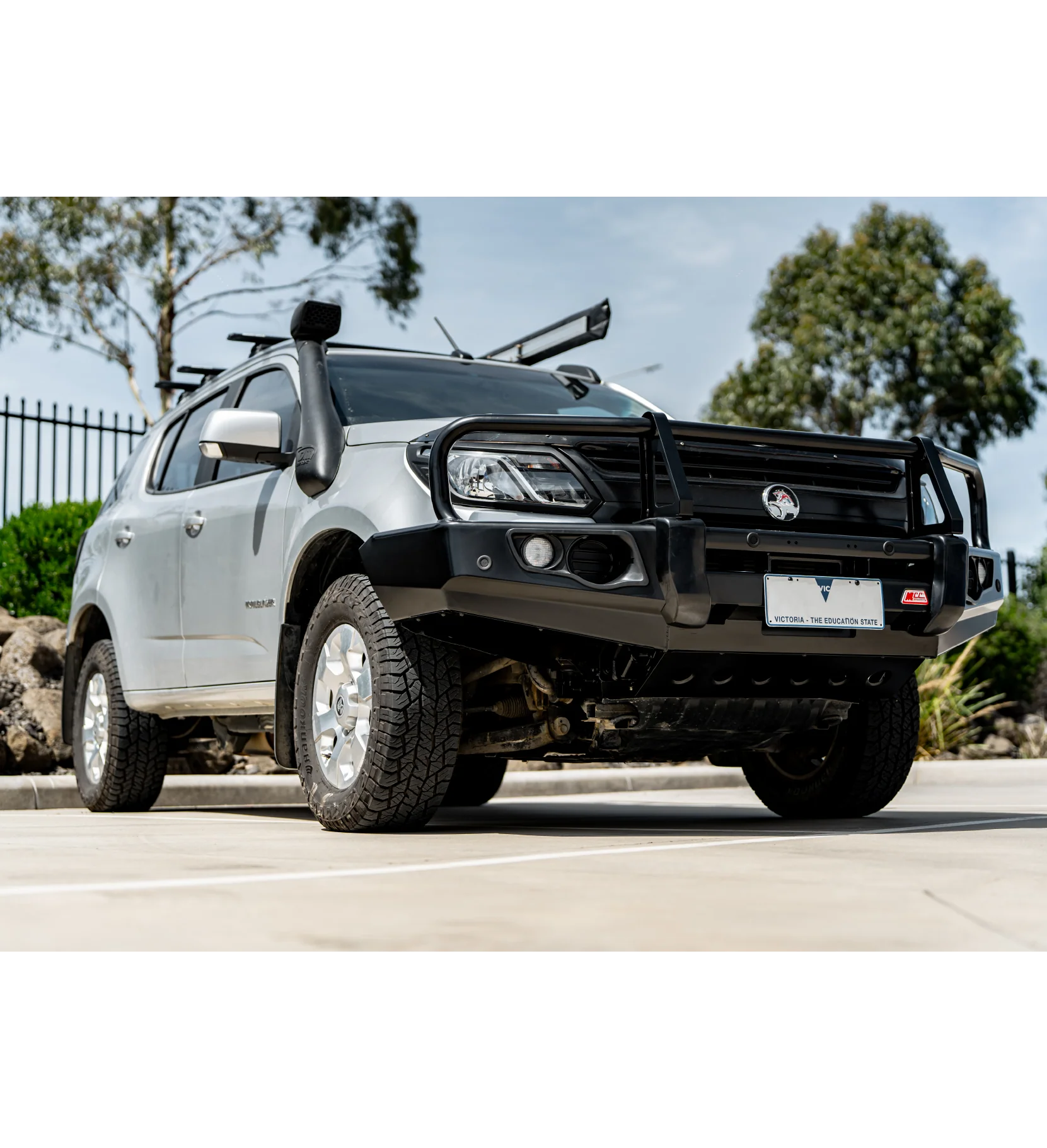 Colorado RG Trail Blazer 2017-2020 707-02 Falcon Bull Bar Black A-Frame Package (No Foglight) - SKU MCC-07005-702UP - Image 7