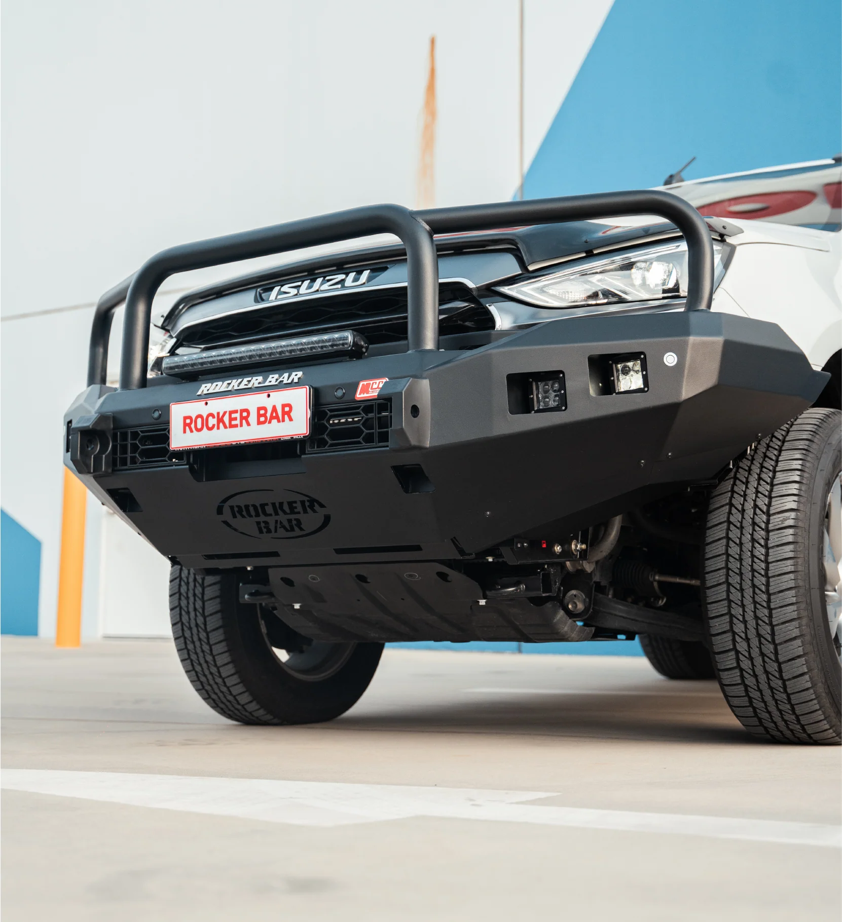 MUX Gen 3 2020-2025 078-02SQ Rocker Bull Bar Triple Loops Package - SKU MCC-08008-7802SQ - Image 7