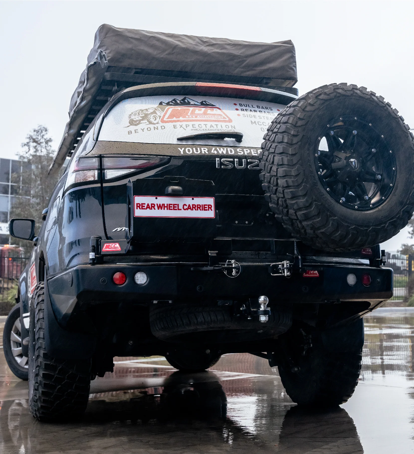 MUX Gen 3 2020-On 022-02 Rear Wheel Carrier Single Jerry Can Holder Package - SKU MCC-08008-202PK2 - Image 4