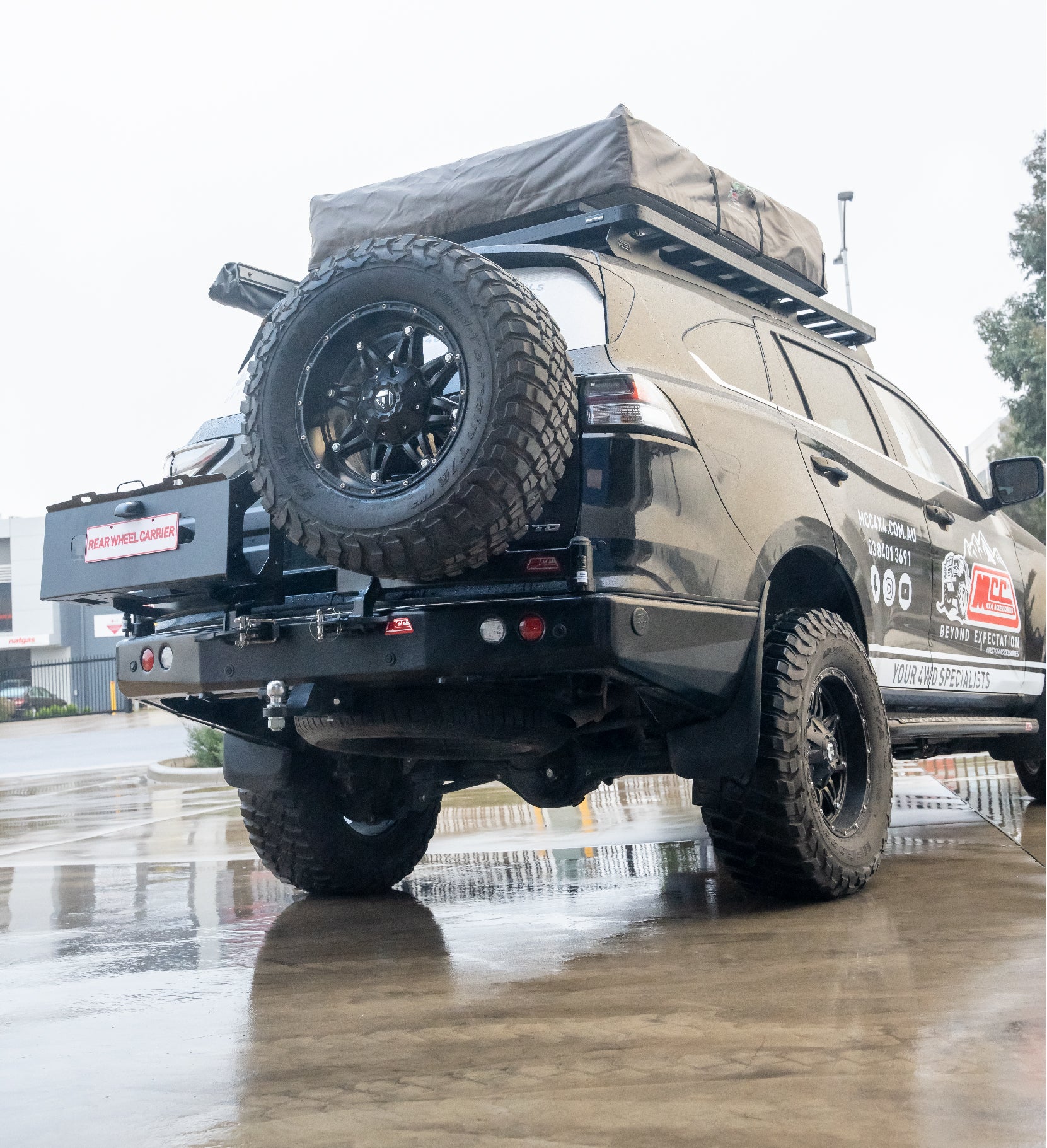 MUX Gen 3 2020-On 022-02 Rear Wheel Carrier Double Jerry Can Holder Package - SKU MCC-08008-202PK3 - Image 9
