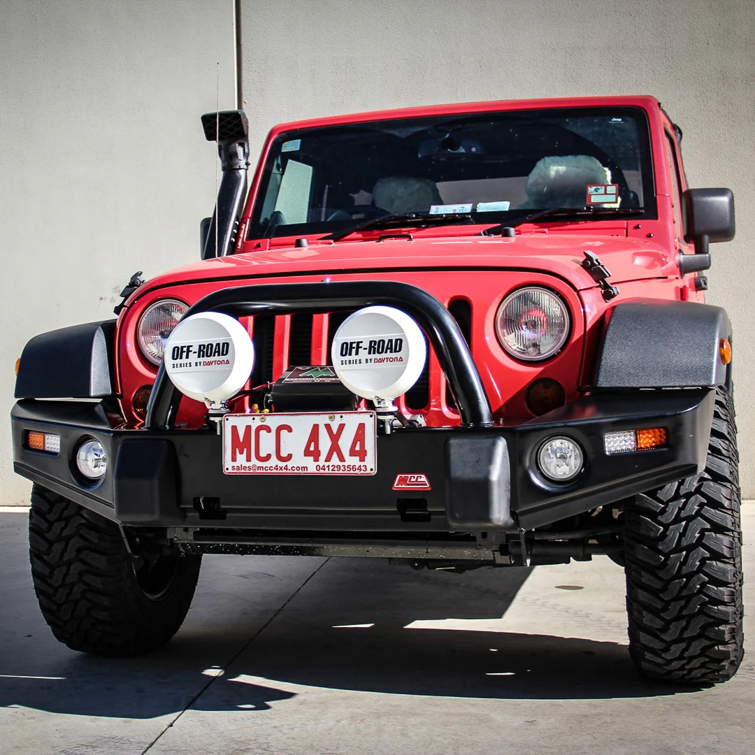 Jeep Wrangler JK 2007-2018 007 Classic Bull Bar Package (Foglight) - SKU MCC-12001-007FOG - Image 2