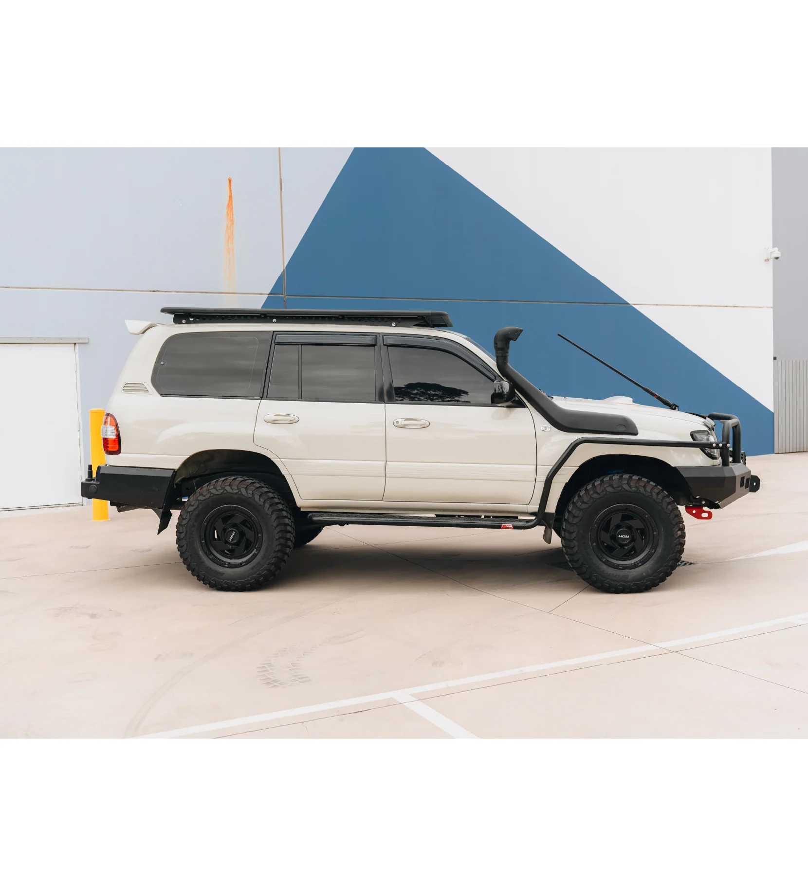 Land Cruiser 100 series 1998-2007  078-02SQ Rocker Bull Bar Triple Loops Package - SKU MCC-01007-7802SQ - Image 5