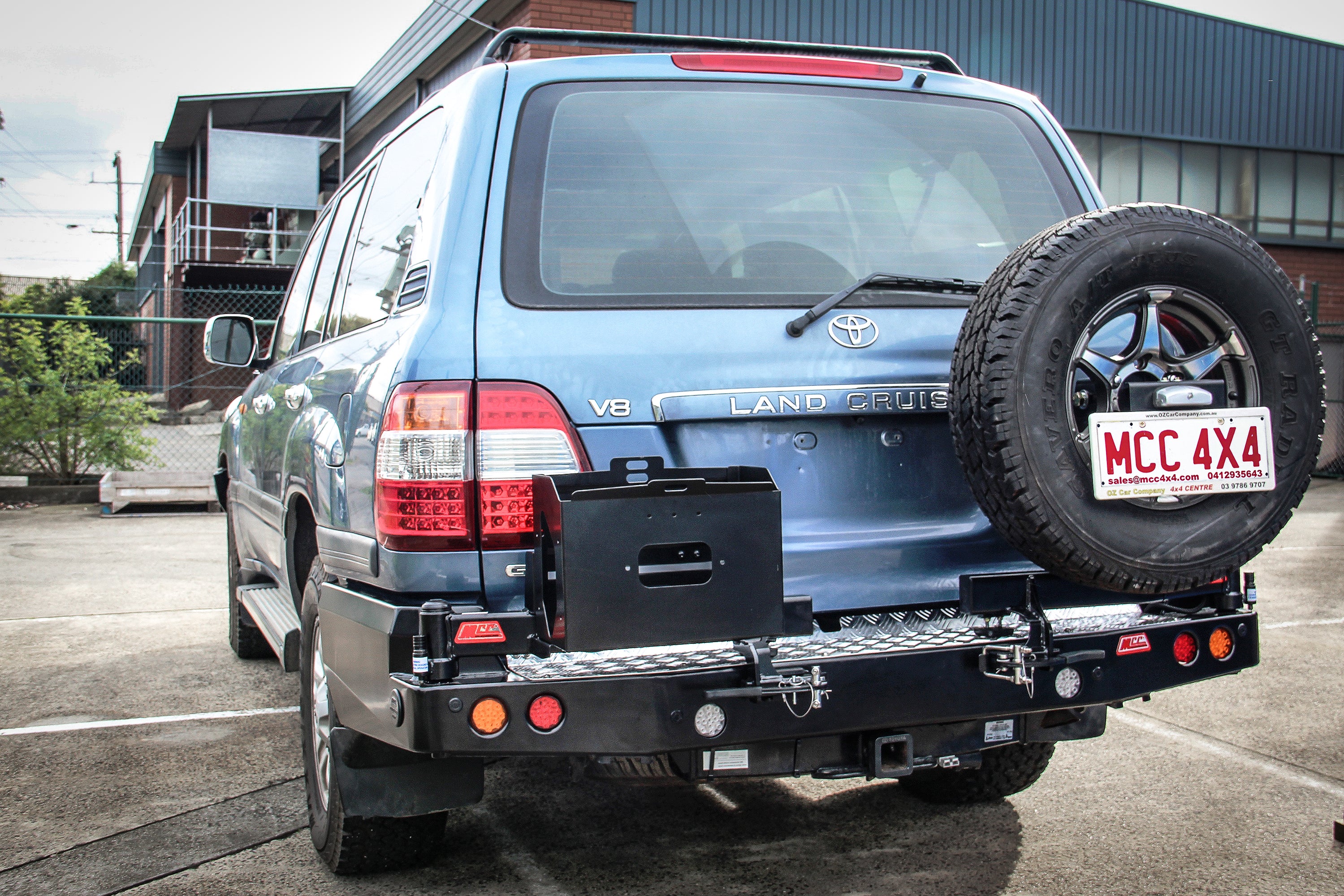 Land Cruiser 100/105 series 1998-2007 022-02 Rear Wheel Carrier Single Jerry Can Holder Package - SKU MCC-01007-202PK2 - Image 5
