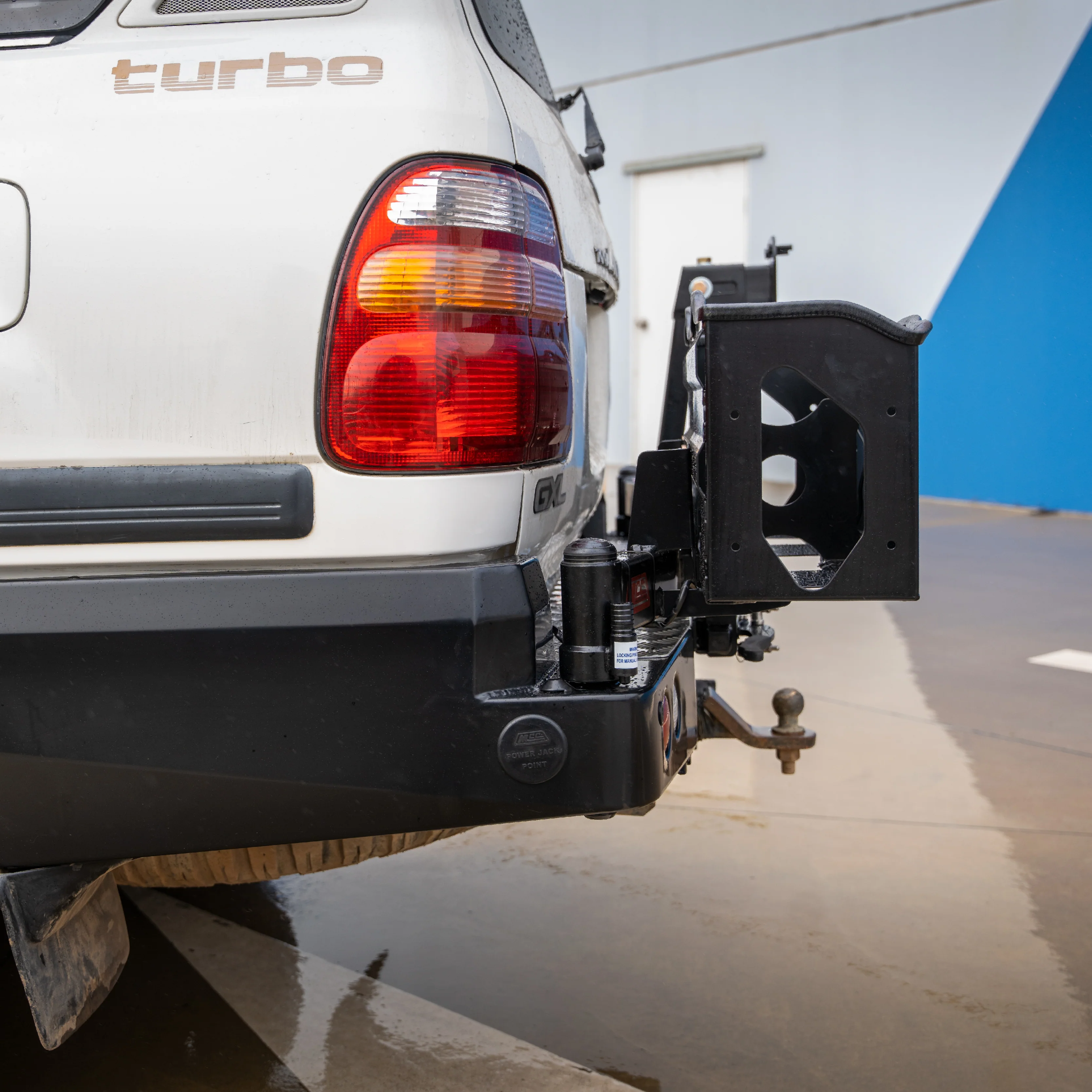 Land Cruiser 100/105 series 1998-2007 022-02 Rear Wheel Carrier Double Jerry Can Holder Package - SKU MCC-01007-202PK3 - Image 5