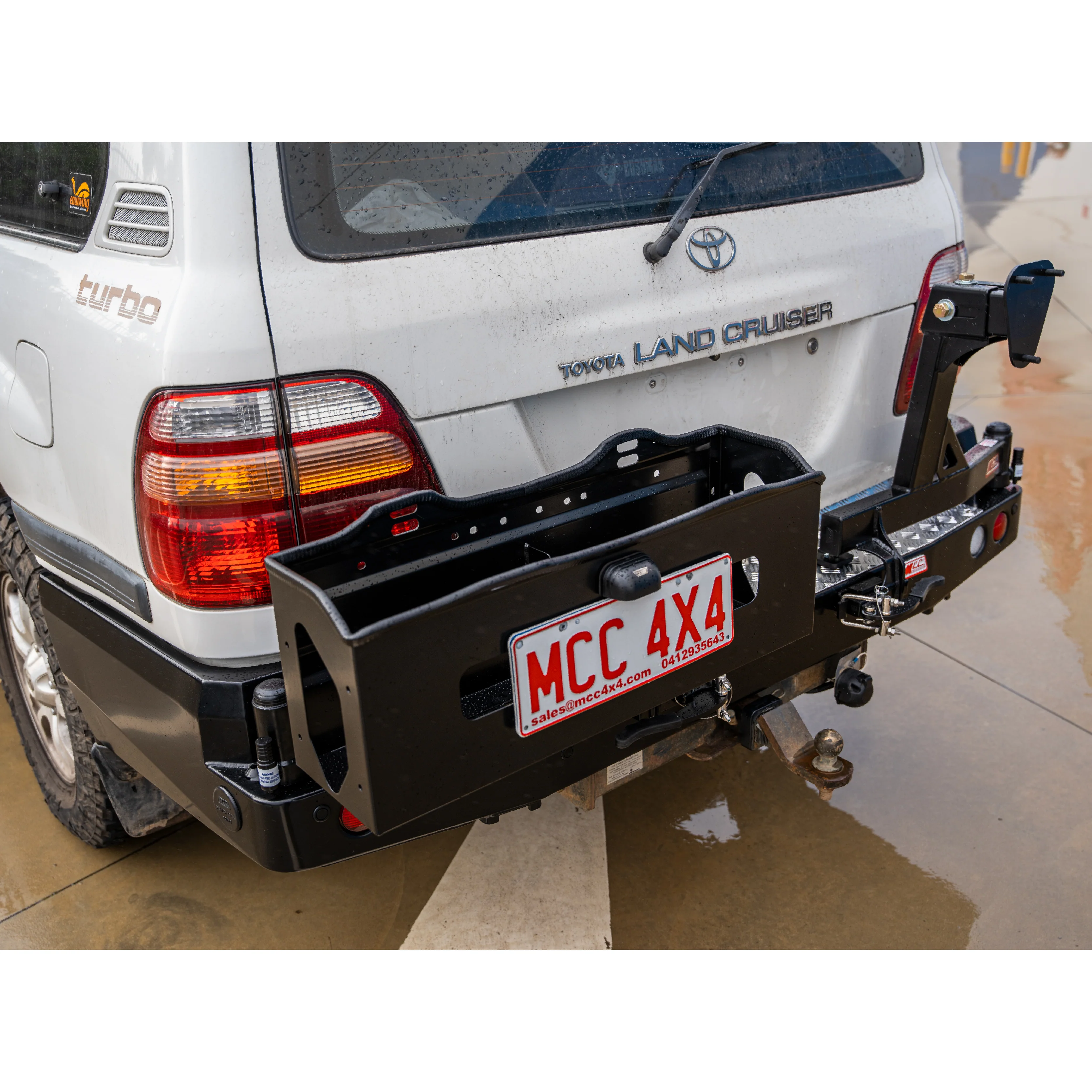 Land Cruiser 100/105 series 1998-2007 022-02 Rear Wheel Carrier Double Jerry Can Holder Package - SKU MCC-01007-202PK3 - Image 6