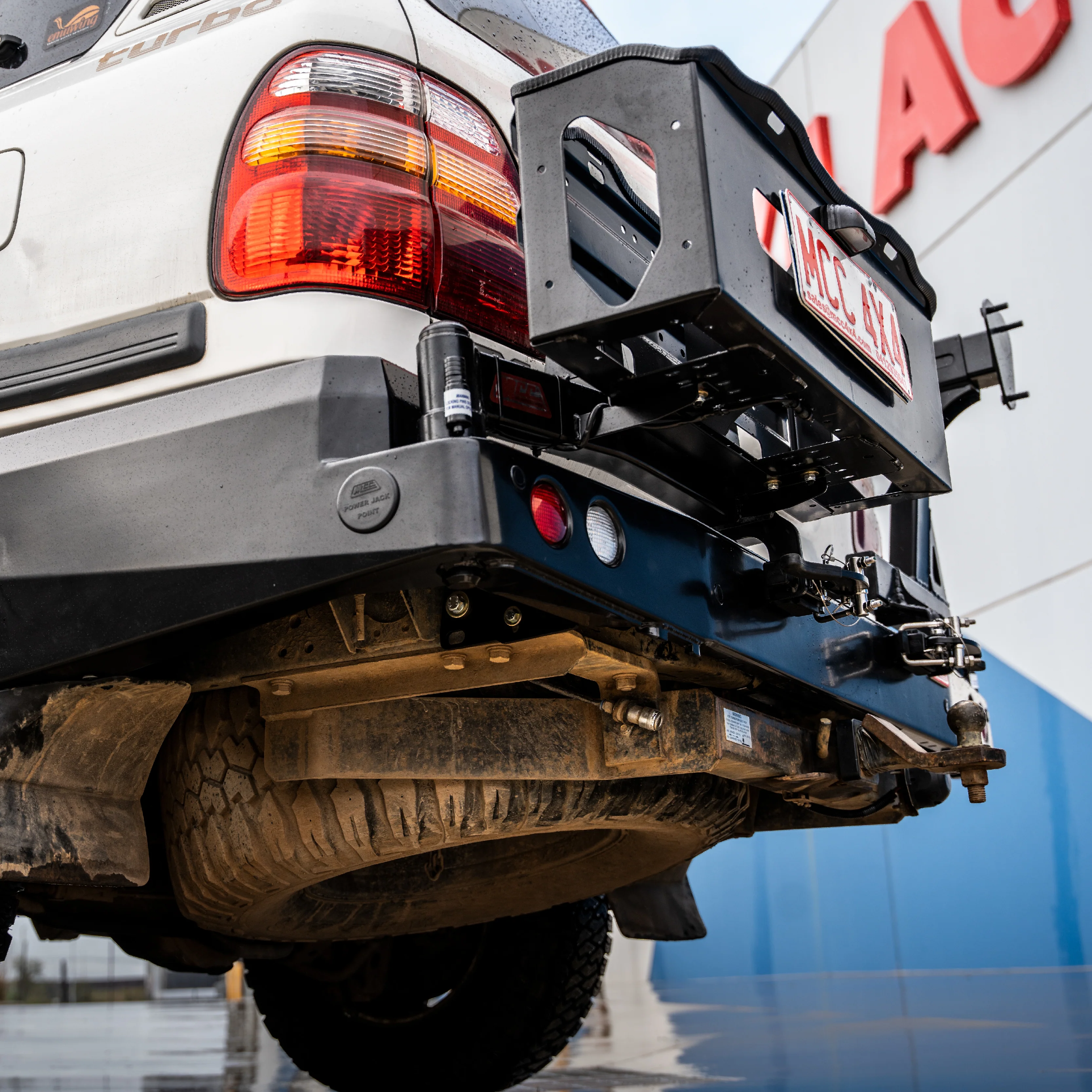 Land Cruiser 100/105 series 1998-2007 022-02 Rear Wheel Carrier Double Jerry Can Holder Package - SKU MCC-01007-202PK3 - Image 7