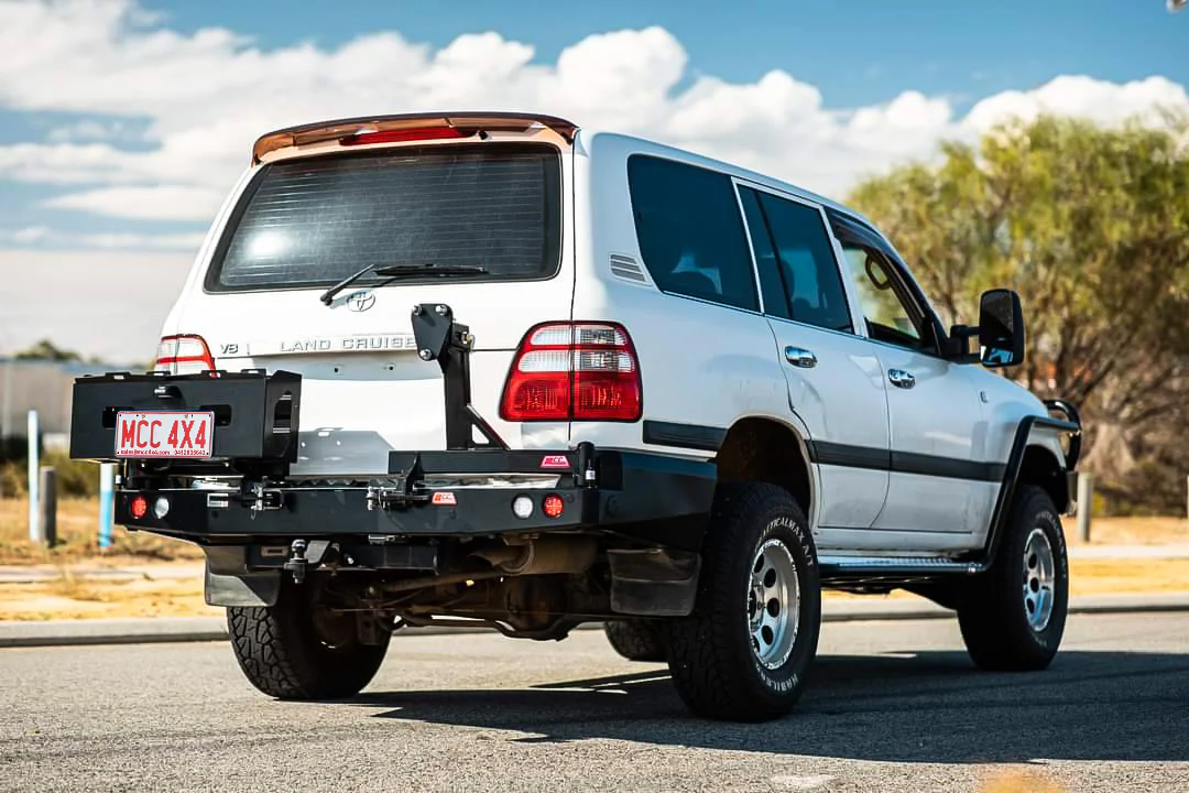 Land Cruiser 100/105 series 1998-2007 022-02 Rear Wheel Carrier Double Jerry Can Holder Package - SKU MCC-01007-202PK3 - Image 9