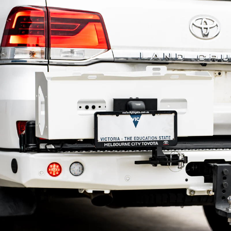 Land Cruiser 200 series 2007-2021 Bumper Cut 022-02 Rear Wheel Carrier Double Jerry Can Holder Package - SKU MCC-01019-202PK3 - Image 5
