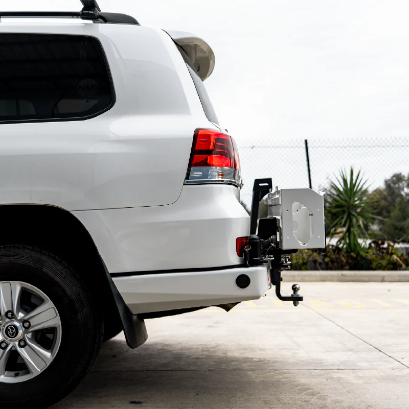 Land Cruiser 200 series 2007-2021 Bumper Cut 022-02 Rear Wheel Carrier Double Jerry Can Holder Package - SKU MCC-01019-202PK3 - Image 7