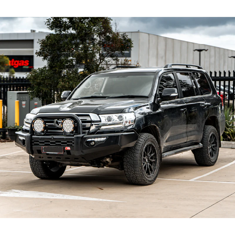 Land Cruiser 200 series Facelift 2015-2020 808-01 Phoenix Bull Bar Single Black Loop Package - SKU MCC-01019-801SBL - Image 2