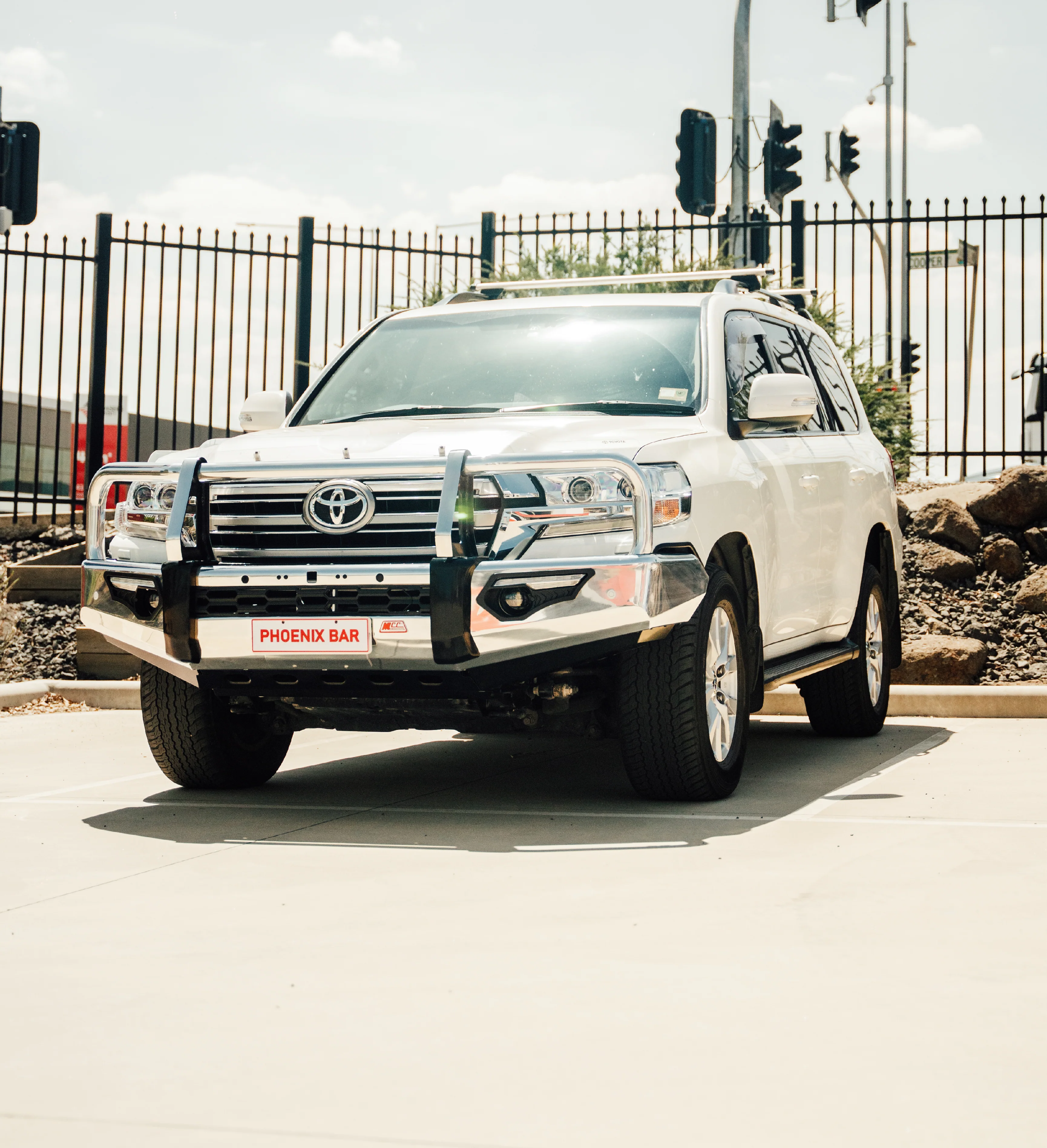 Land Cruiser 200 series Facelift 2015-2020 808-02A Alloy Phoenix Bull Bar A-Frame Package - SKU MCC-01019-802AW - Image 4