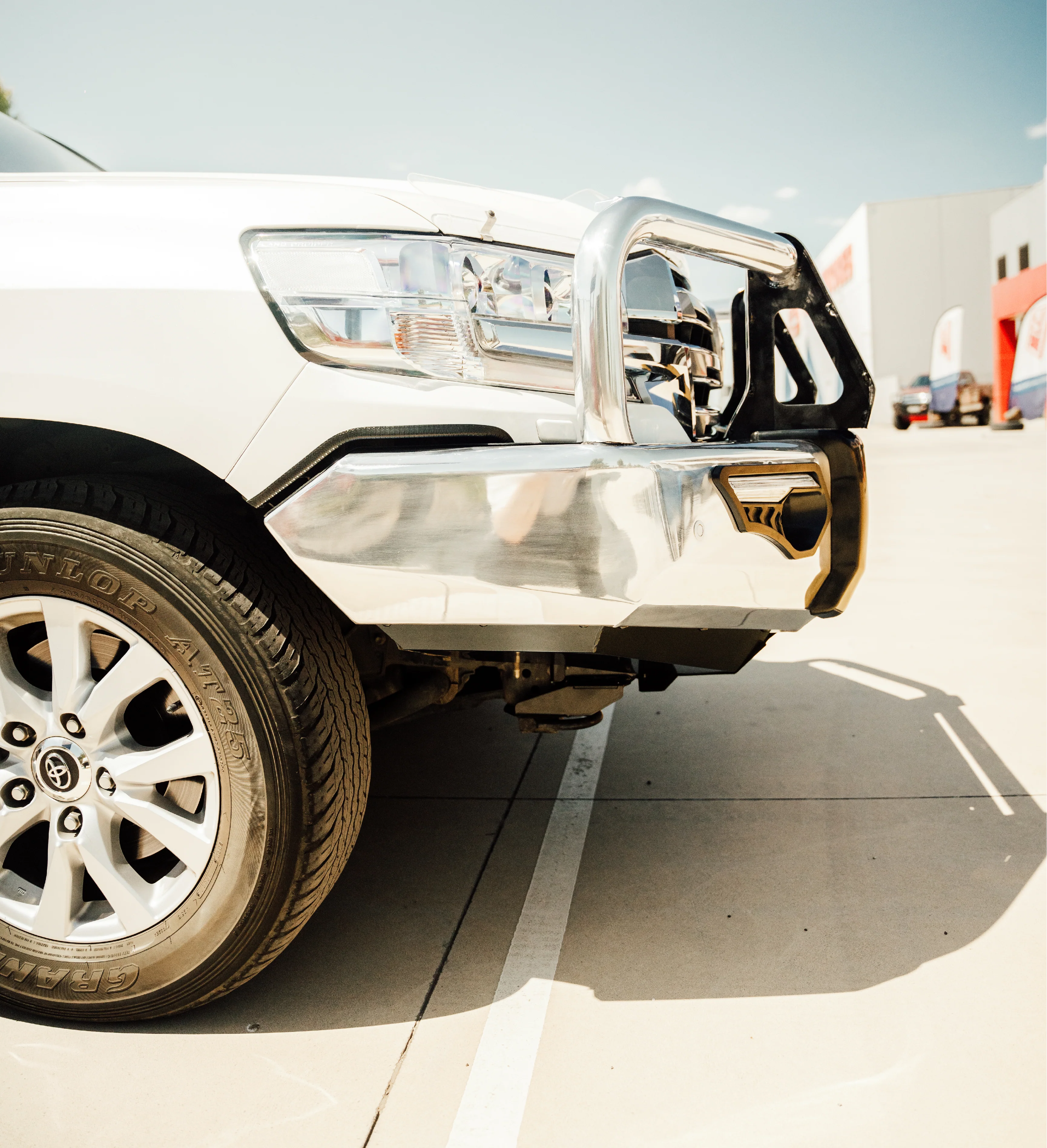 Land Cruiser 200 series Facelift 2015-2020 808-02A Alloy Phoenix Bull Bar A-Frame Package - SKU MCC-01019-802AW - Image 5