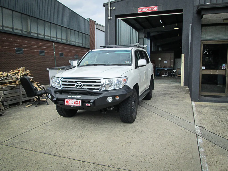 Land Cruiser 200 series prefacelift 2007-2015 078-01SQL Rocker Bull Bar Single Low Loop Package - SKU MCC-01008-7801SQL - Image 2